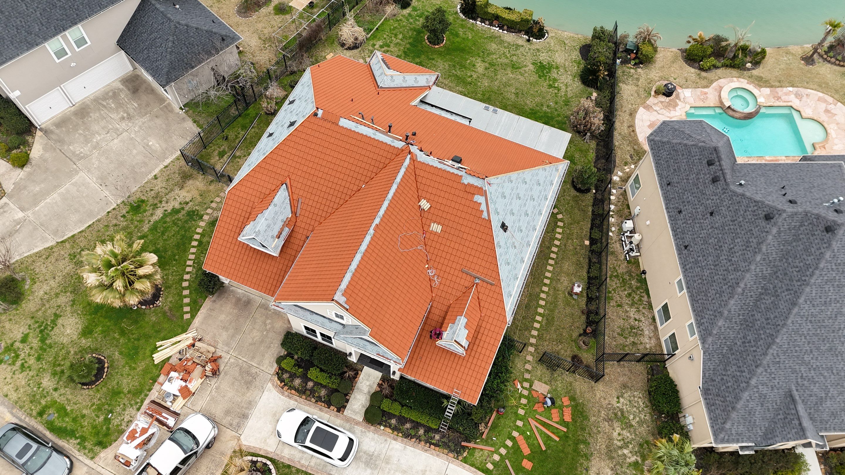 Stunning transformation using DECRA Villa Tile!  by Core Four Roofing
