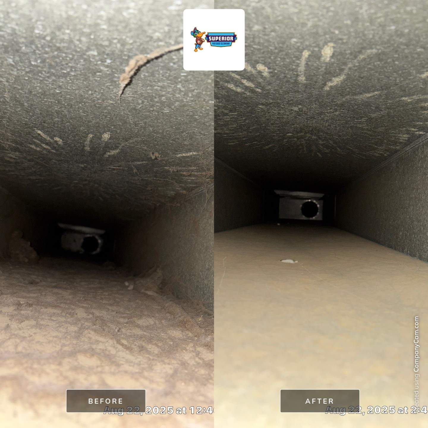 Air Duct Cleaning With a Vacuum Truck in Ellwood City, PA by Superior Air Duct Cleaning