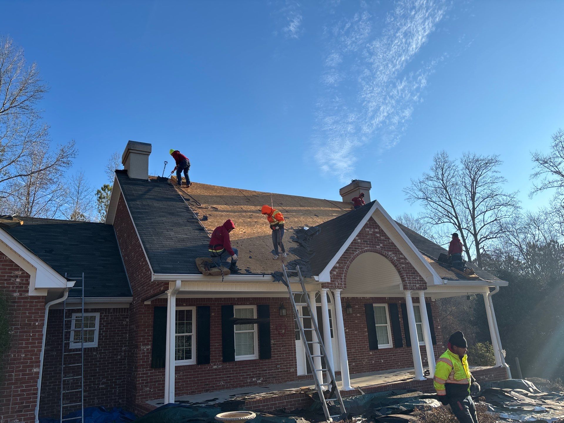 Roof replacement by Deerfield Roofing LLC