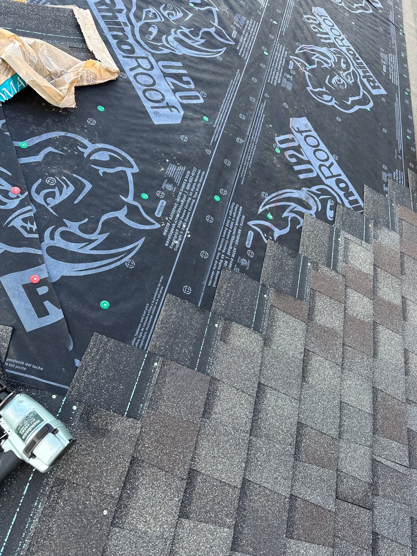 Residential Roofing Installation using CertainTeed Landmark Weathered Wood by Nitro Roofing and Construction