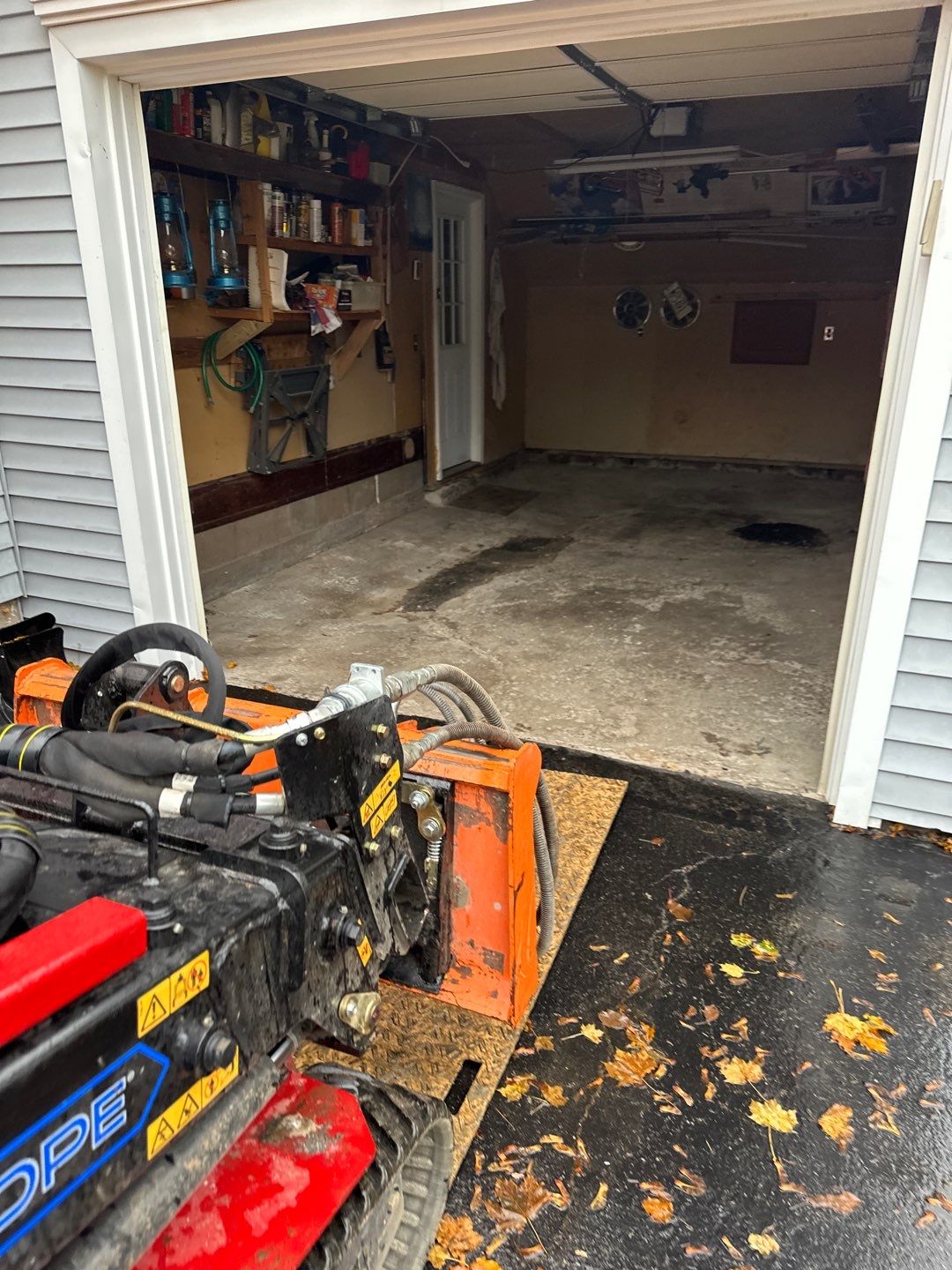Concrete garage floor replacement   by NG Masonry & Construction LLC