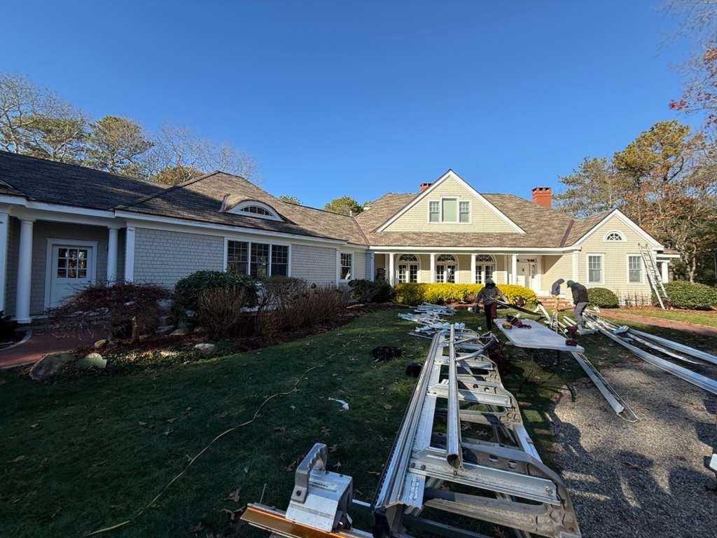 Premium Cedar Shake Roof Replacement Project in Barnstable by Mighty Dog Roofing of Greater Middlesex County