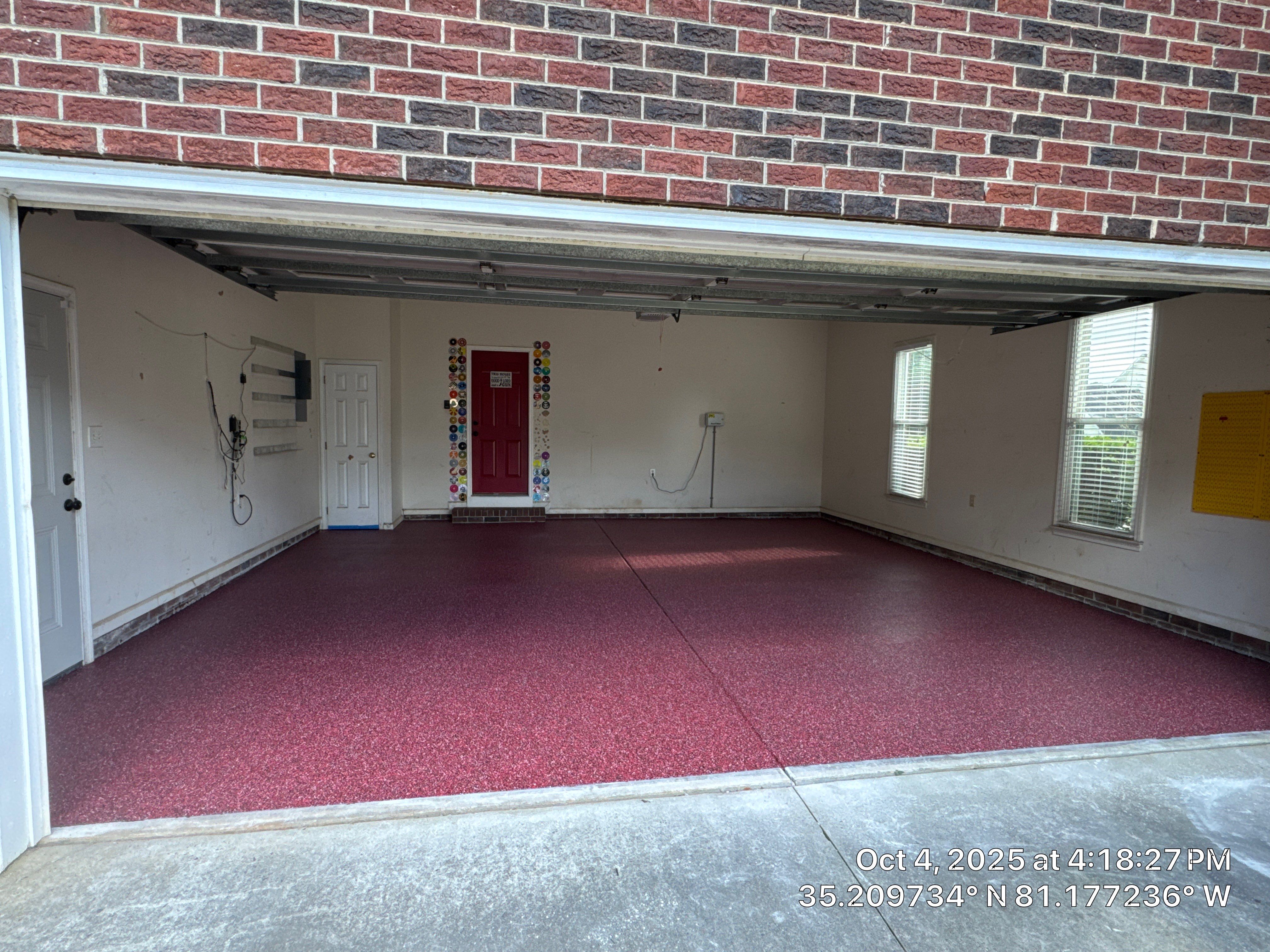 Custom Flake Color  by Endure Concrete Coatings