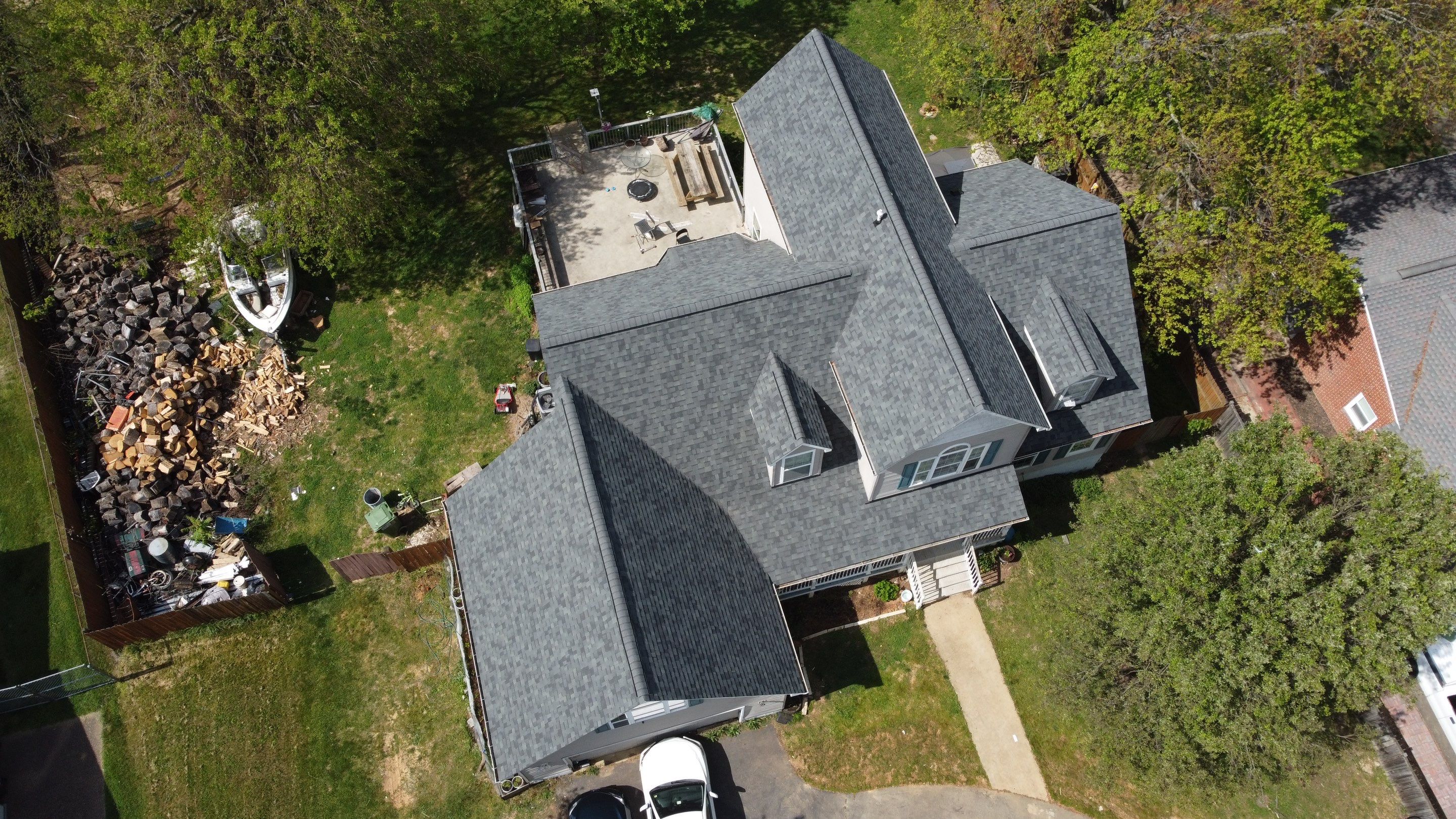 Residential Roof Replacement using Owens Corning TrueDefinition Architectural Shingle by RJC General Construction, LLC.
