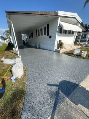 Clearwater, FL Driveway Concrete Coating