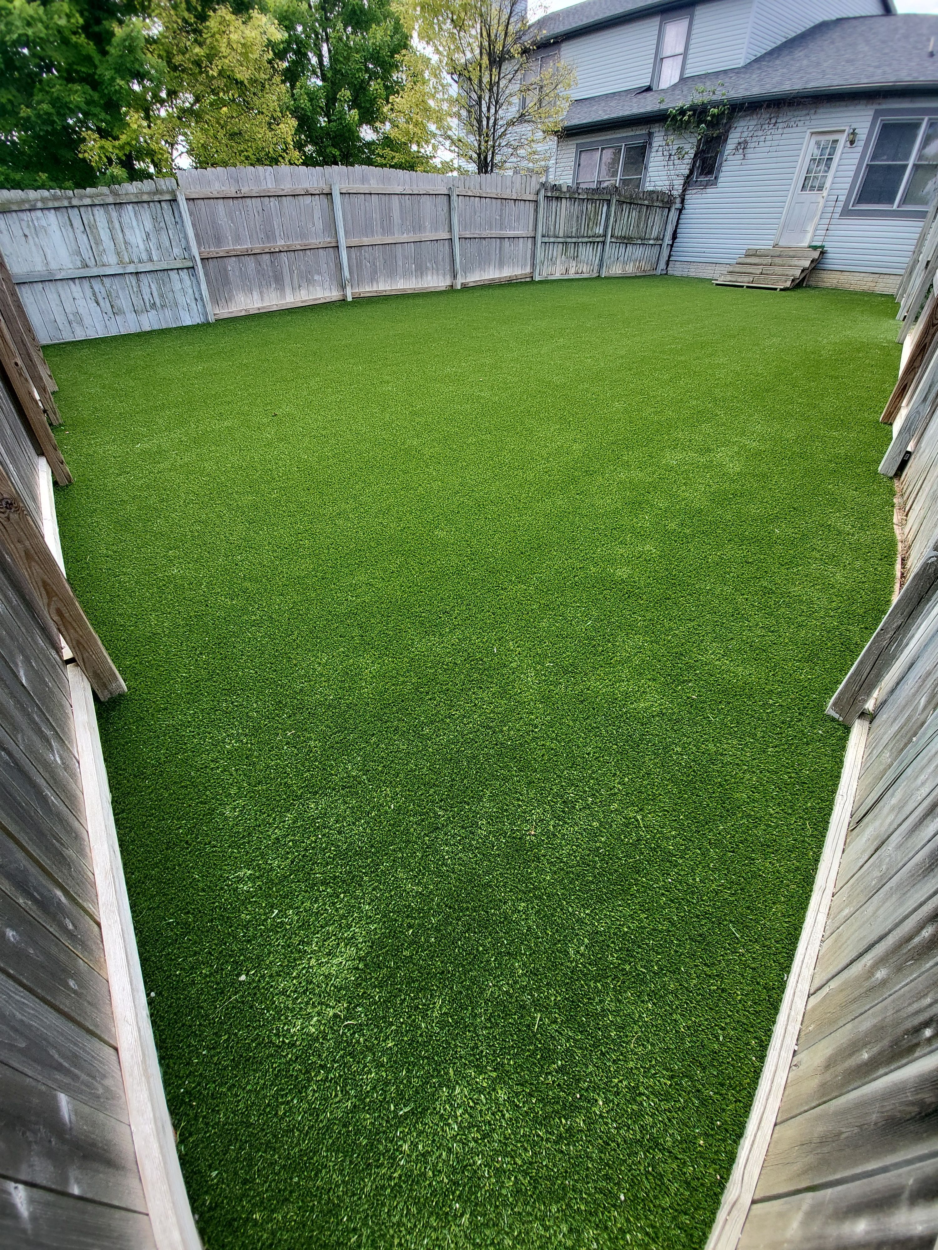 Synthetic Turf Pet Lawn Installation in Hilliard by Southwest Greens Midwest