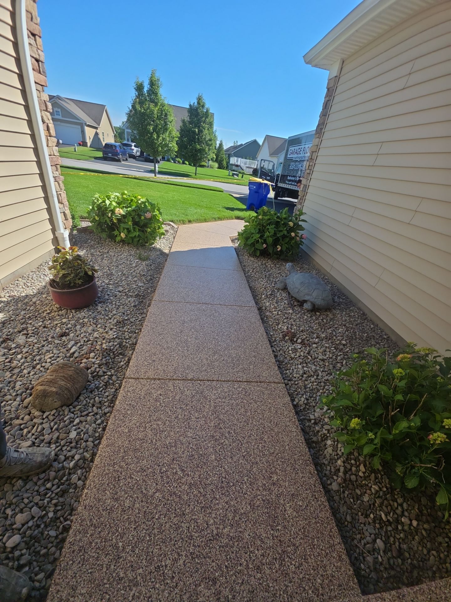 Ultra Sedona Stoop & Walkway Coating by NG Masonry & Construction LLC