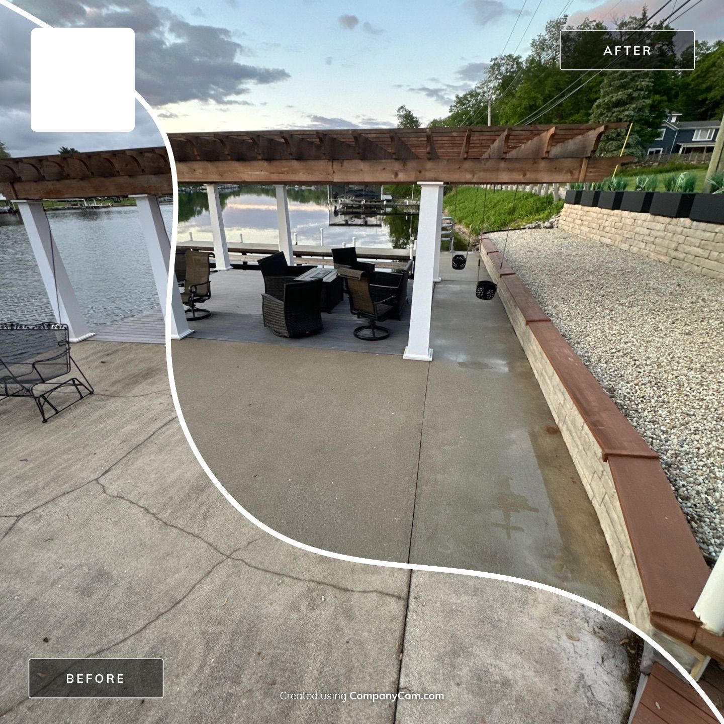 Project in Algonquin by Simmons Power & Soft Washing