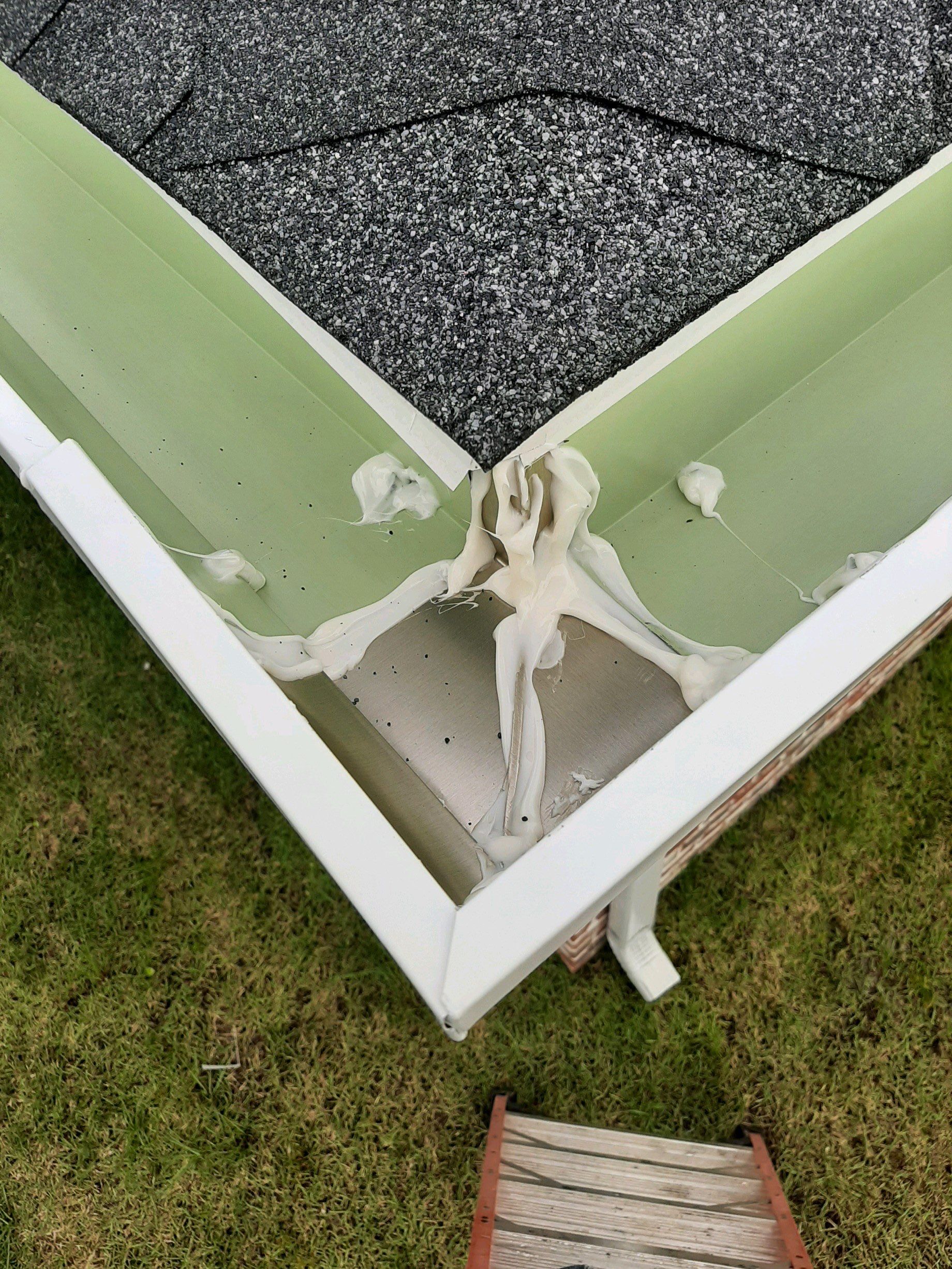 Gutter Installation using K-Style Seamless Gutters by Gutter Professors