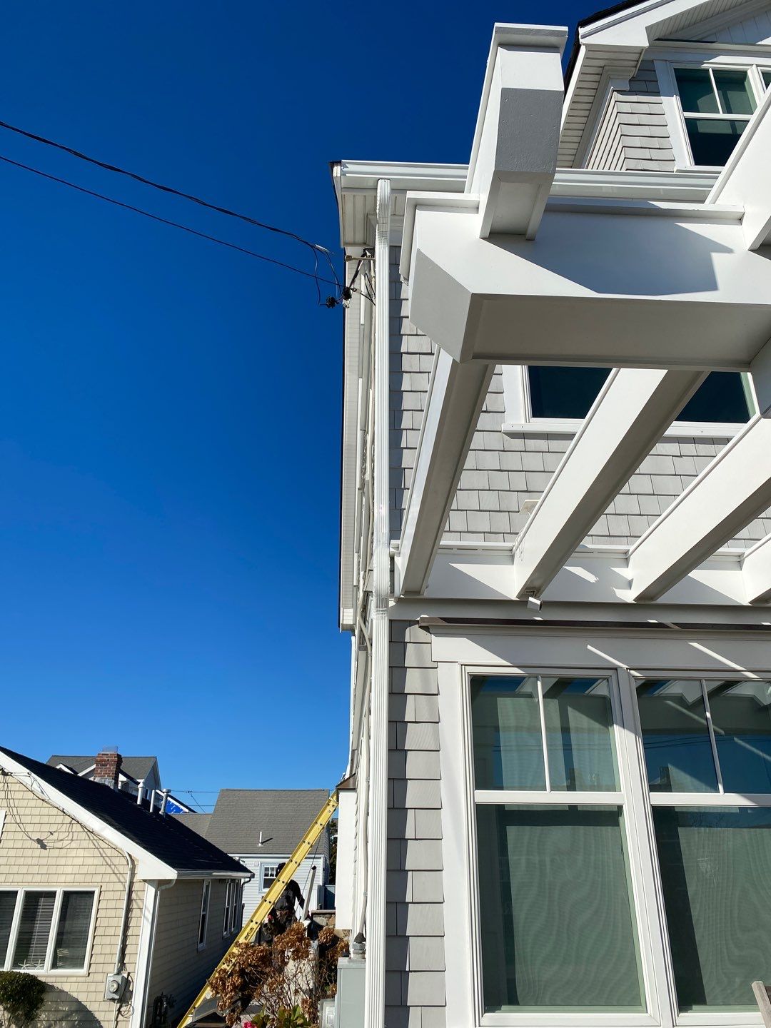 Humarock, Ma Gutter Installation using 5" K-Style Aluminum Gutter by Gutter Pro Enterprises