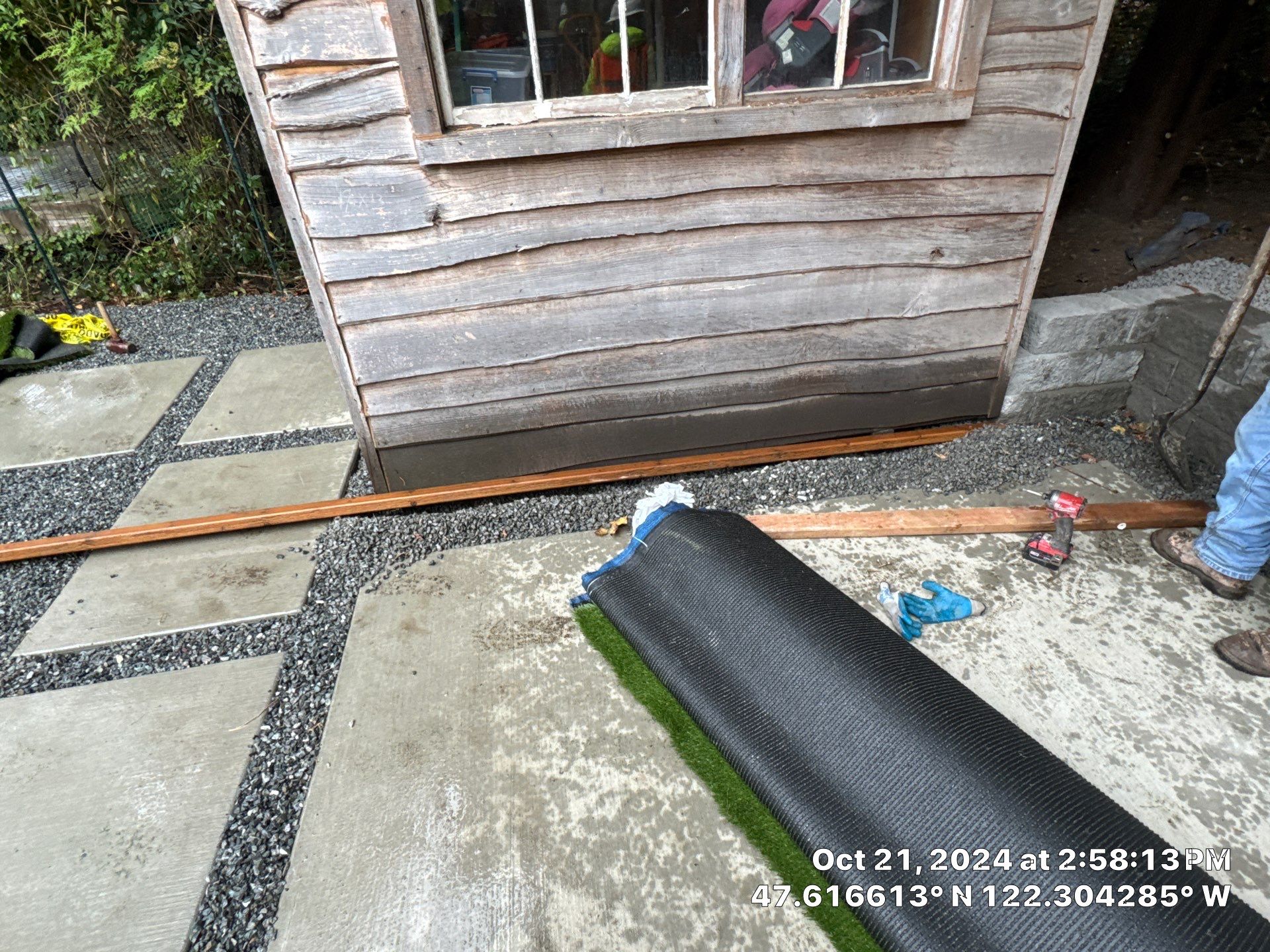 Turf Installation, Retaining Wall & Concrete Walkway | Seattle  by Jireh Asphalt & Concrete Inc 