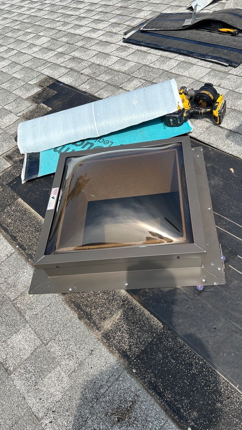 Residential Roofing Repair using Galvanized Chimney Cap & Chase by Lighthouse Roofing
