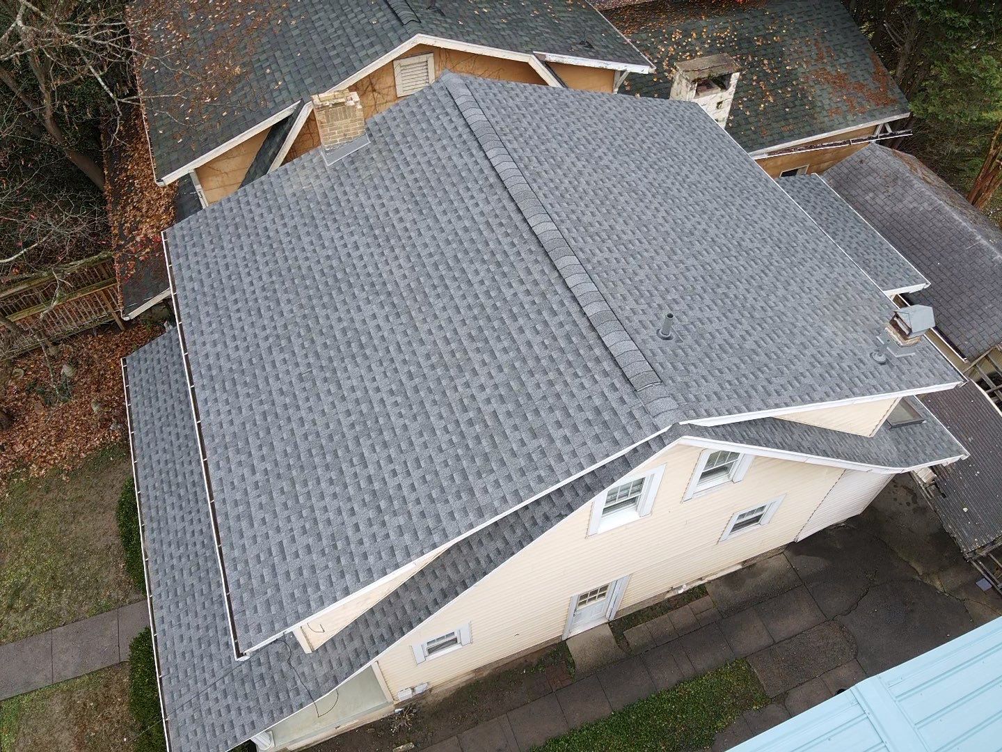 Residential Roofing Installation using GAF Timberline HDZ Pewter Gray by Rainstoppers Roofing