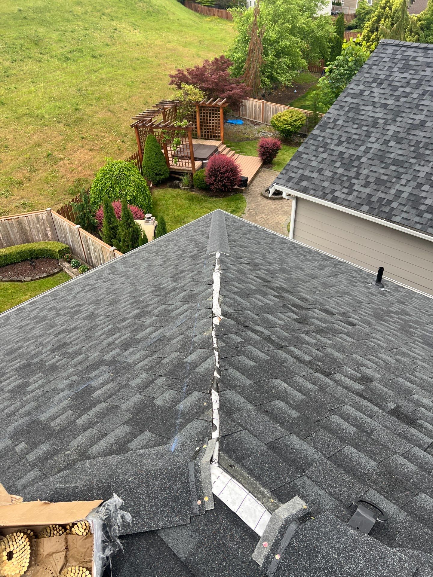 Residential Roofing Installation using GAF UHDZ Shingles by Roofing Formula LLC