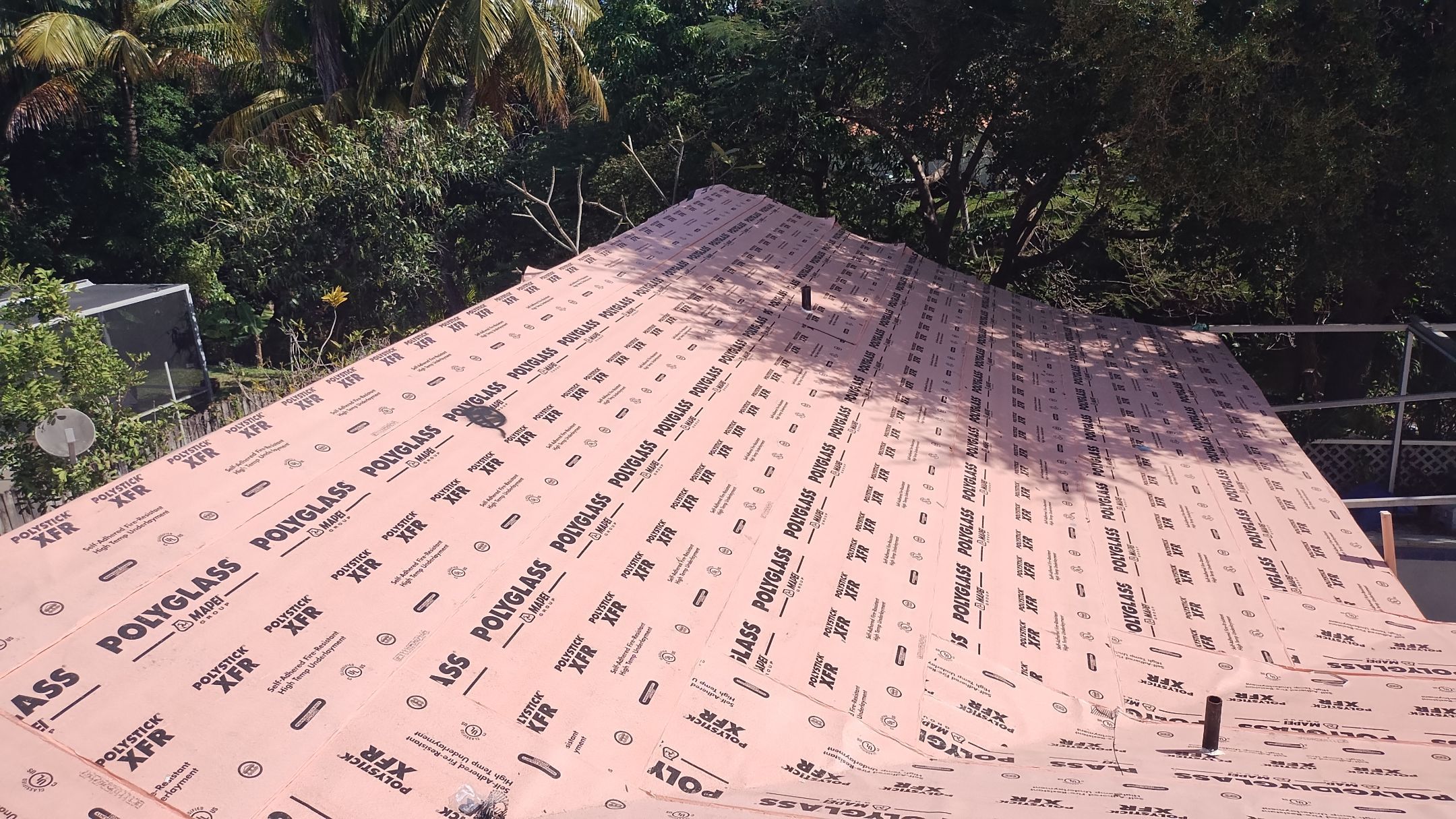 Residential Roofing Installation using 1" Nail strip metal roof by BLUES BROTHERS ROOFING