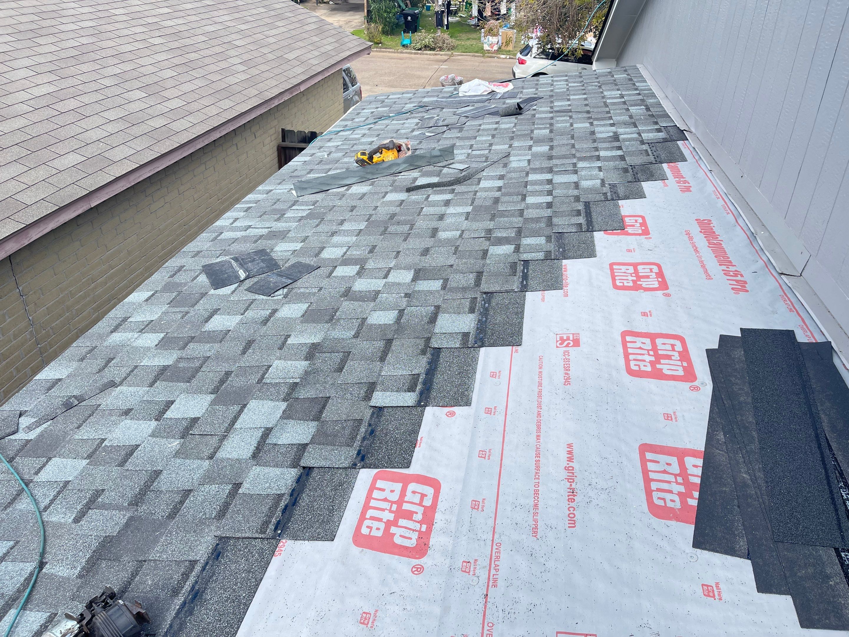 Roof Damage using Atlas Pinnacle - Hearthstone by CAP Roofing and Construction LLC
