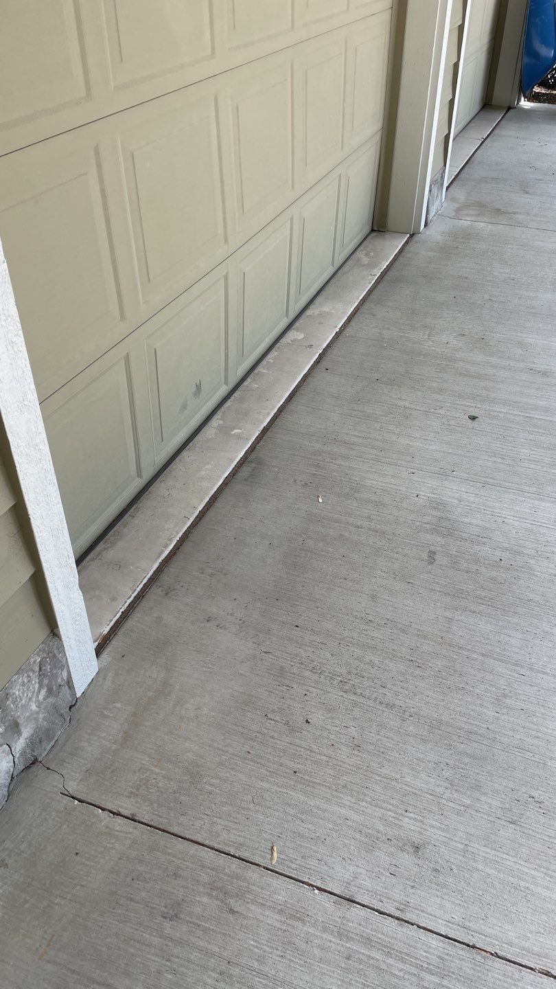 Garage Transformation using Driftwood Colorway by Croc Coatings, LLC