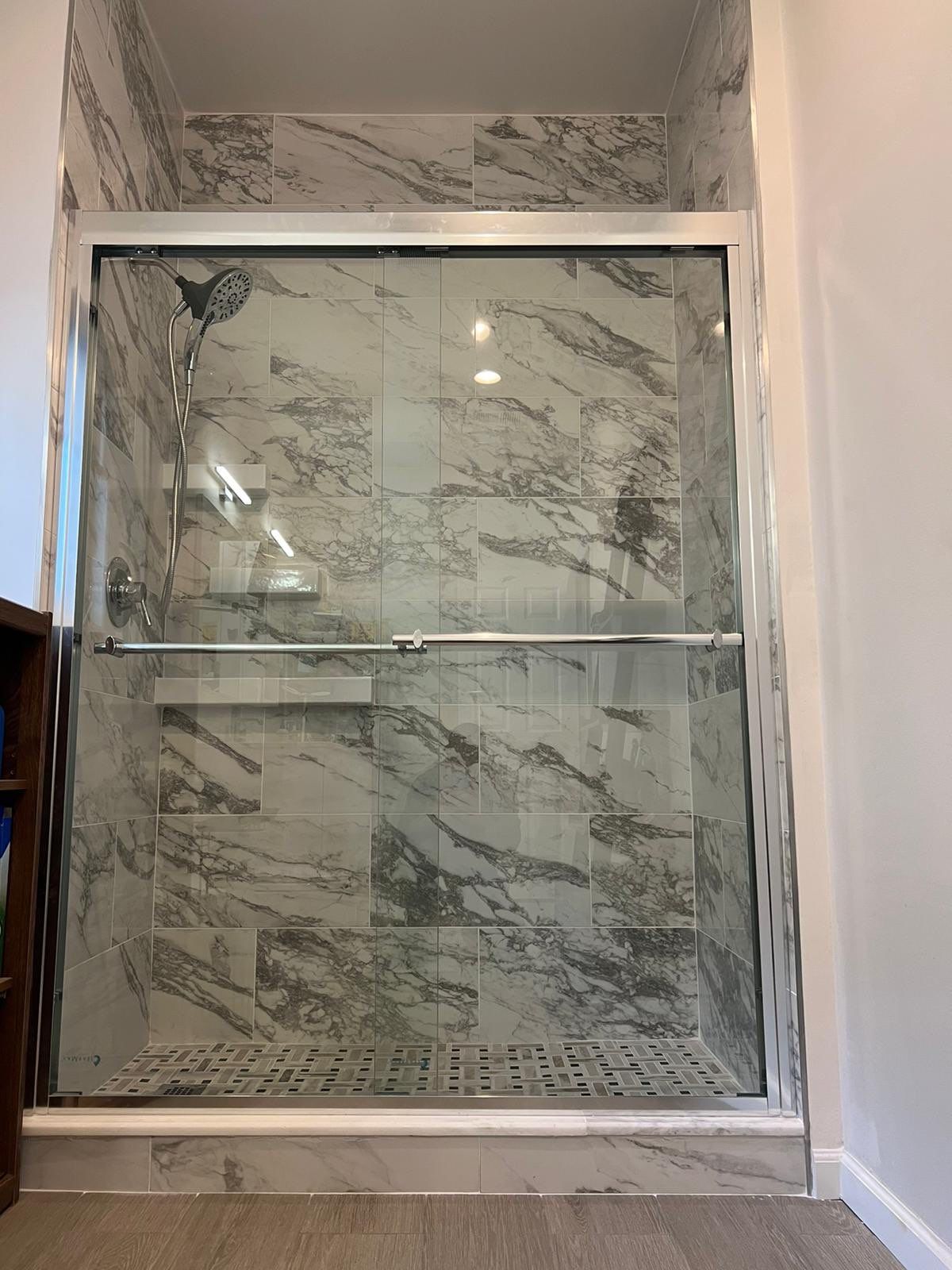 Bathroom Remodel using Tile by Home Concepts Construction