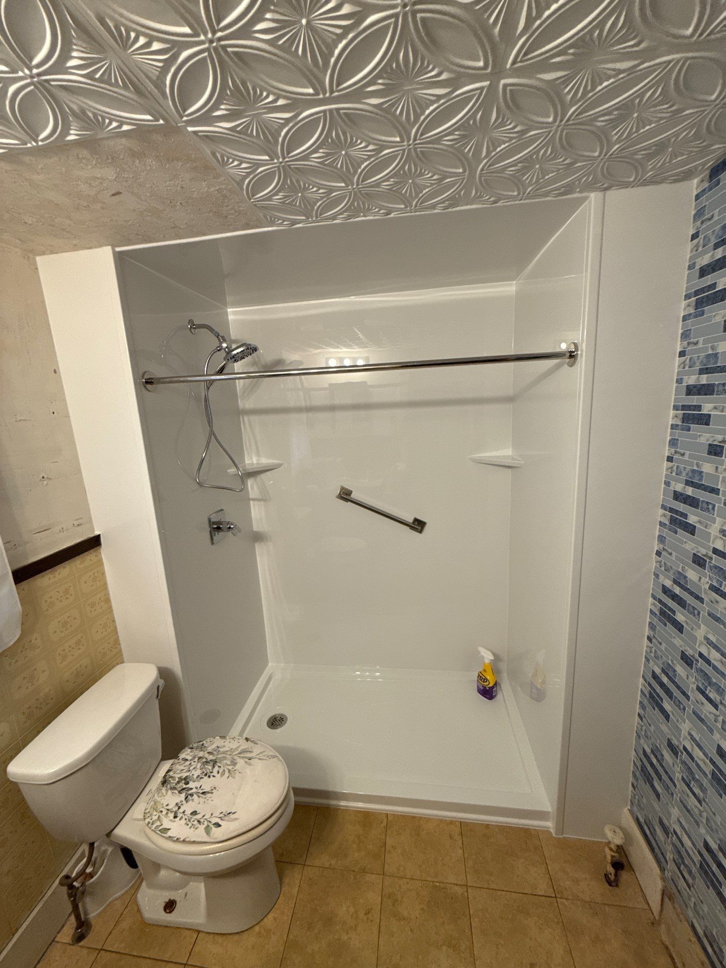 Tub to Walk-In Shower Conversion in Athol, MA by Yankee Home Improvement