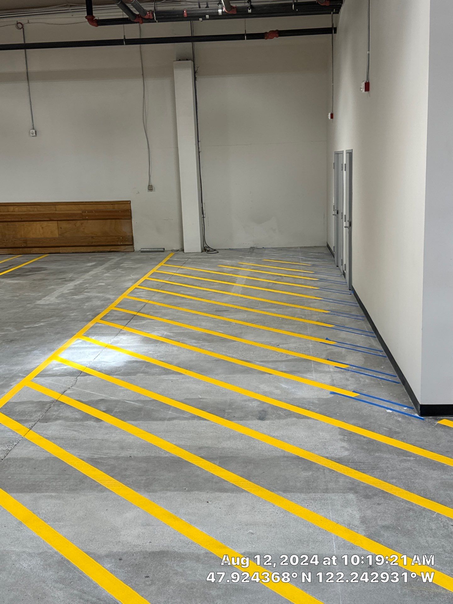 USPS Asphalt Patch Repair, Indoor Parking Lot Sandblast, Outdoor Parking Lot Sealcoating & Indoor/Outdoor Parking Lot Striping  by Jireh Asphalt & Concrete Inc 