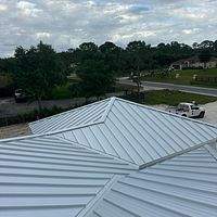 24ga 1.5" Mechanical Seam Mill Finish by Total Roofing System The Metal Roof Experts