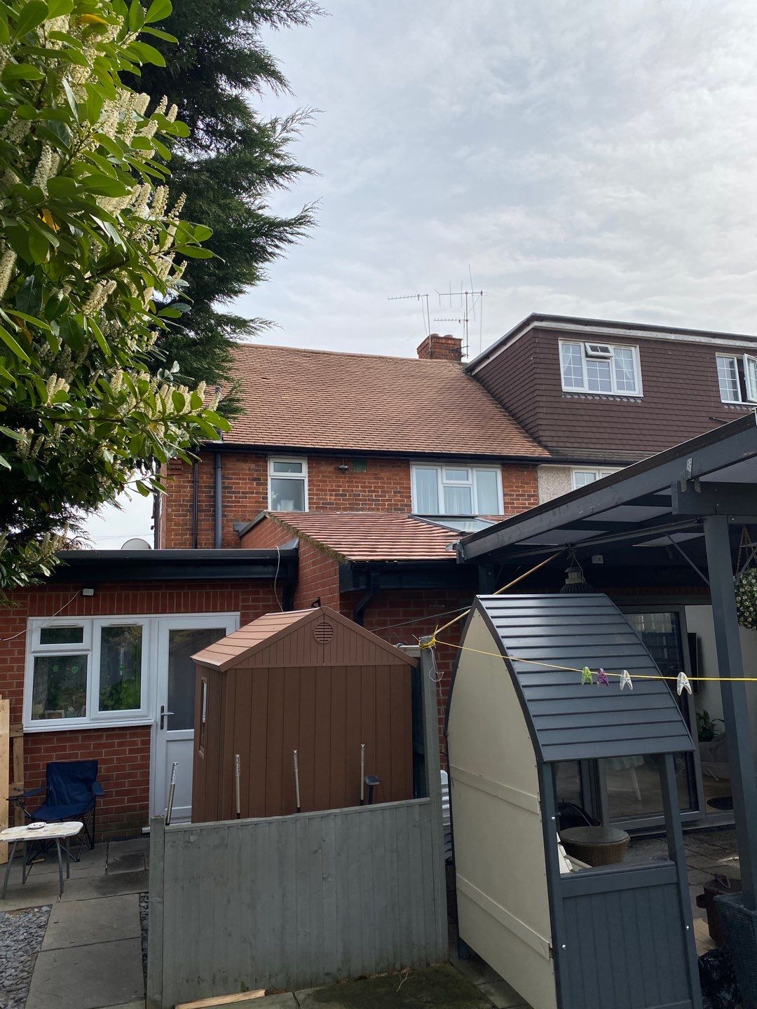 Roof Clean - Moss Removal using Honda 15lpm Low Pressure Washing Machine by Ges Exterior Cleaning ltd