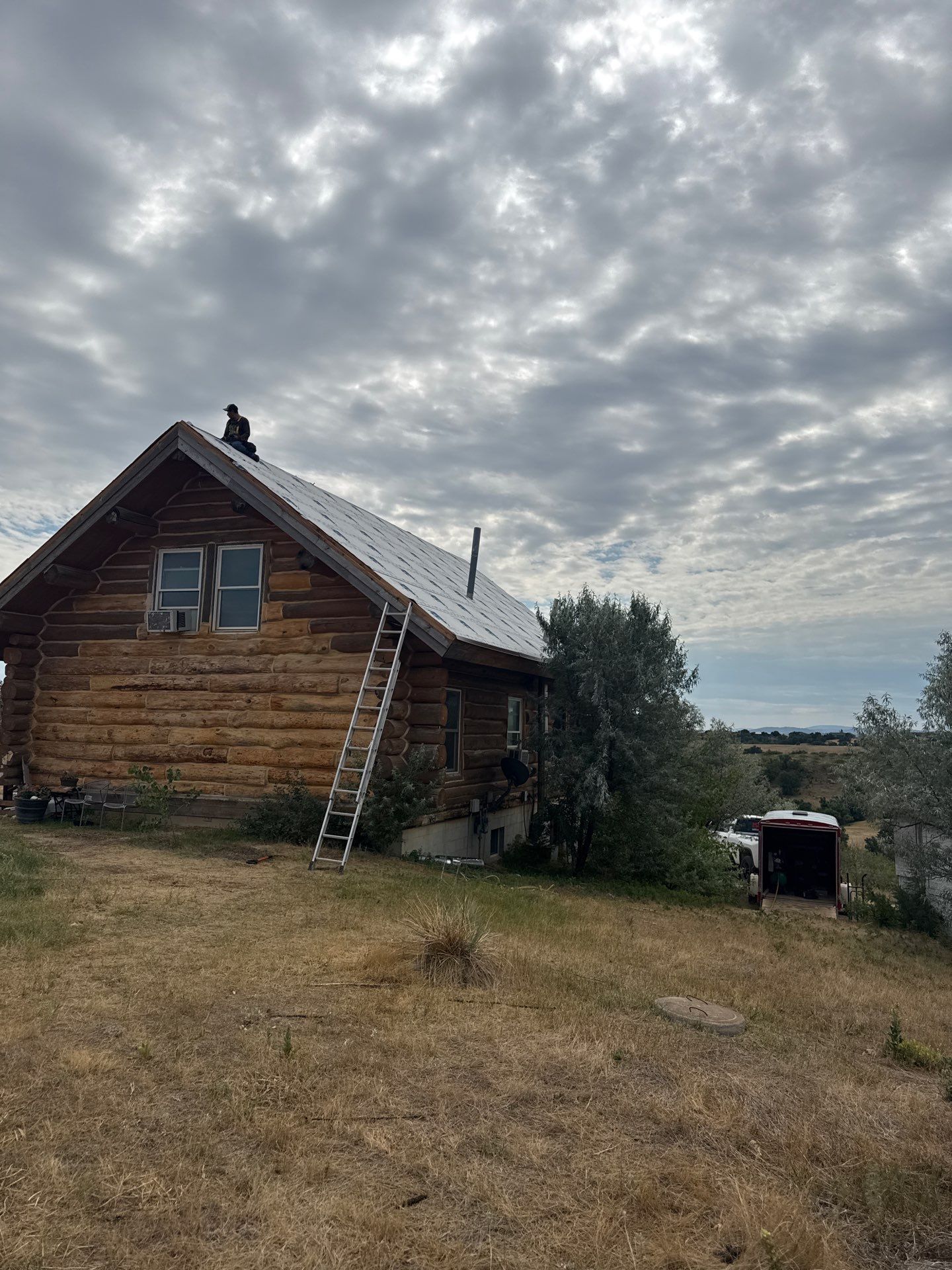 Residential Metal Roofing Replacement on Belle Fourche home. by Weather-Tite Exteriors LLC