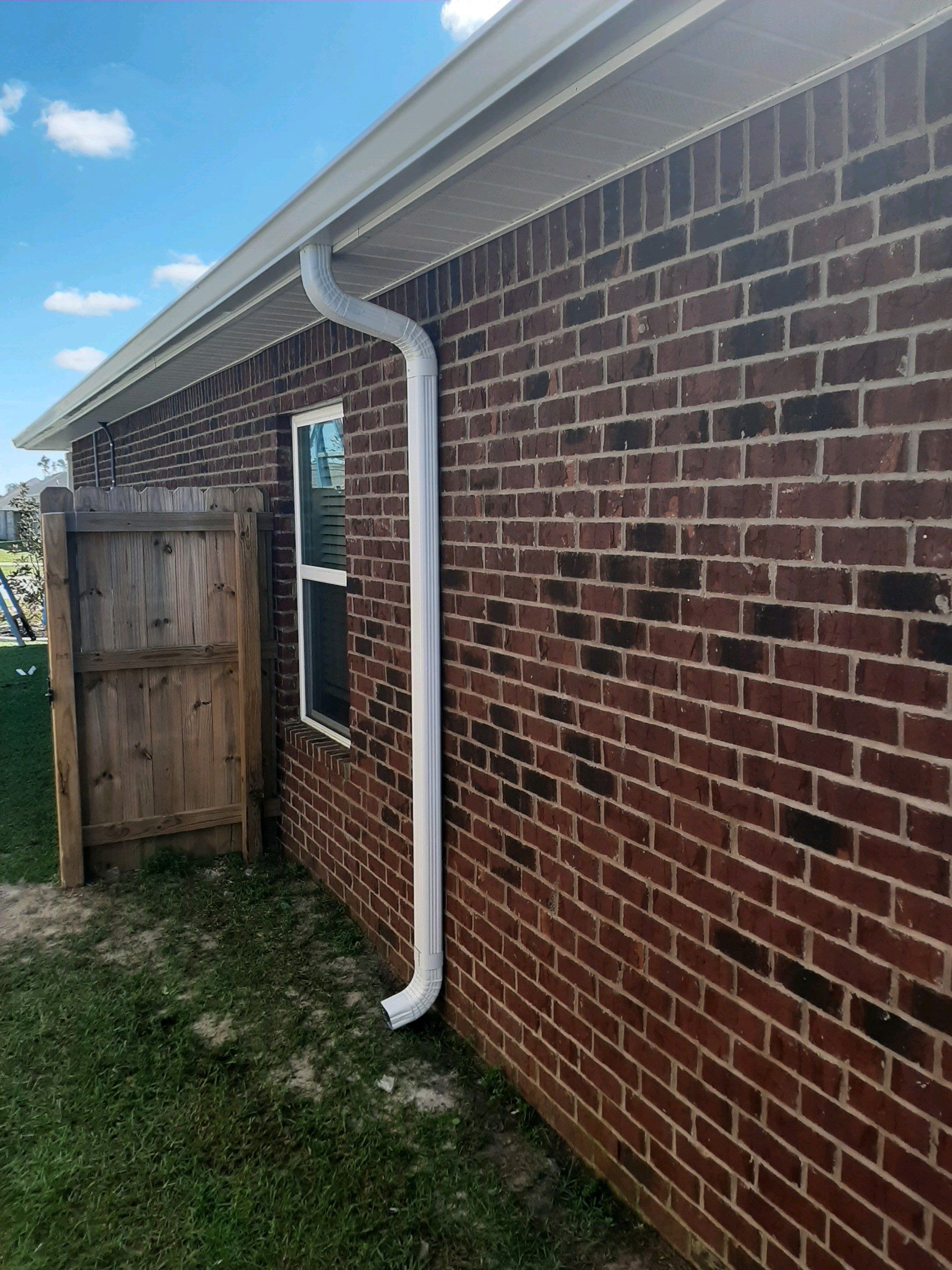 Seamless Gutter Installation using White K-Style Gutters by Gutter Professors