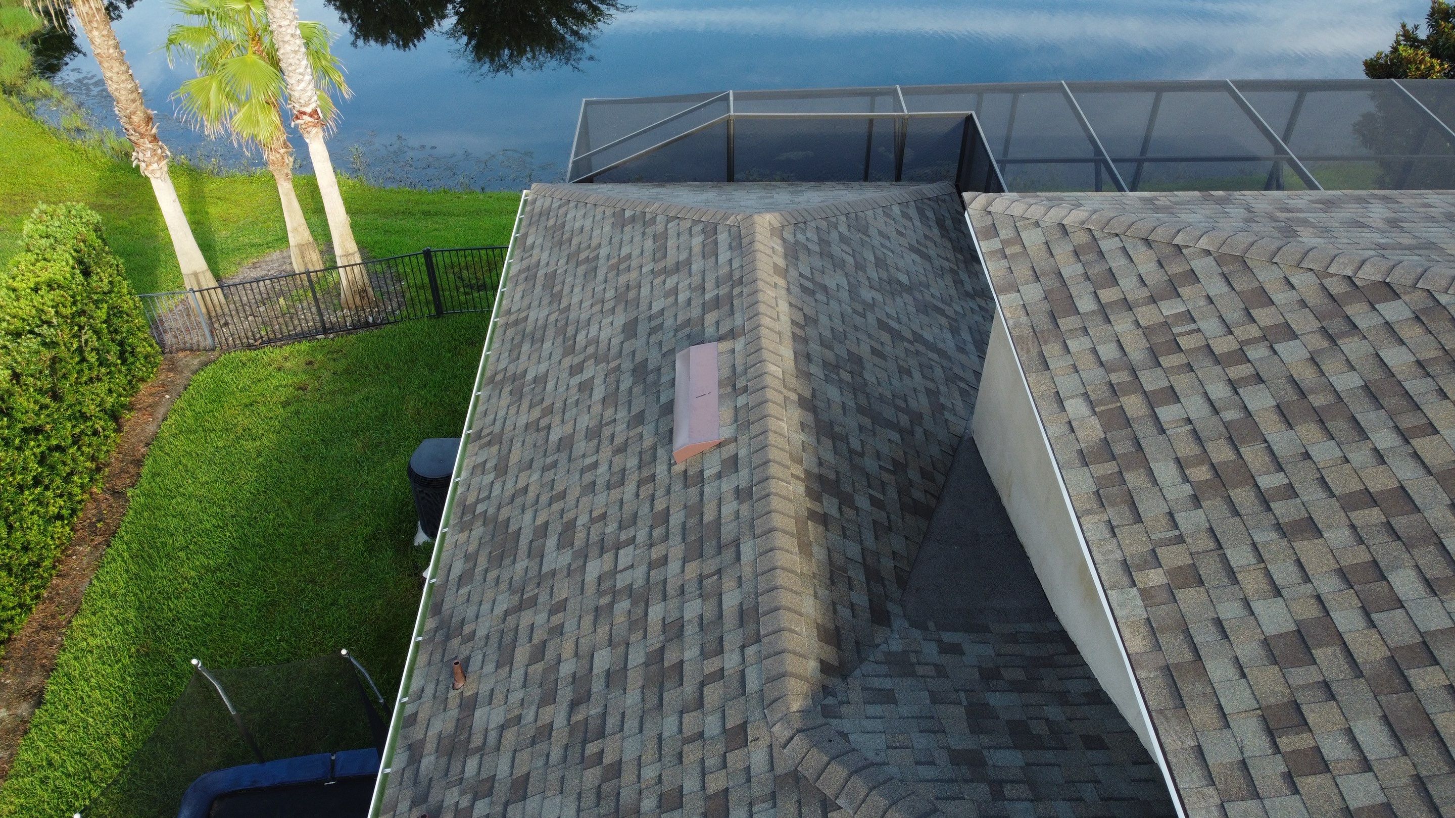 Ponte Vedra Residential Roof Replacement with Driftwood Architectural Asphalt Shingles by Trinity Restoration and Roofing LLC