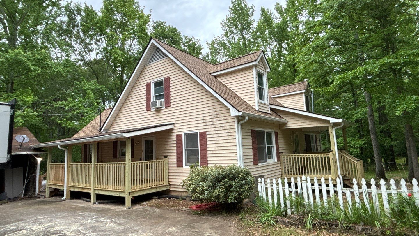 Roof Replacement and cover porch  by Deerfield Roofing LLC