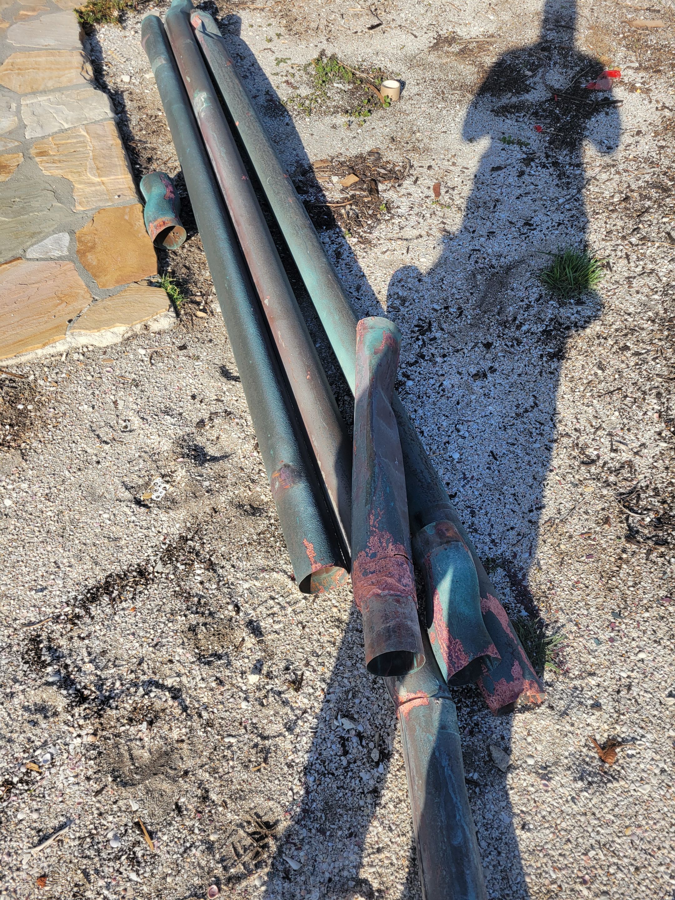 Half-Round Aluminum Gutters Installed in Nokomis FL by Gutter Professors