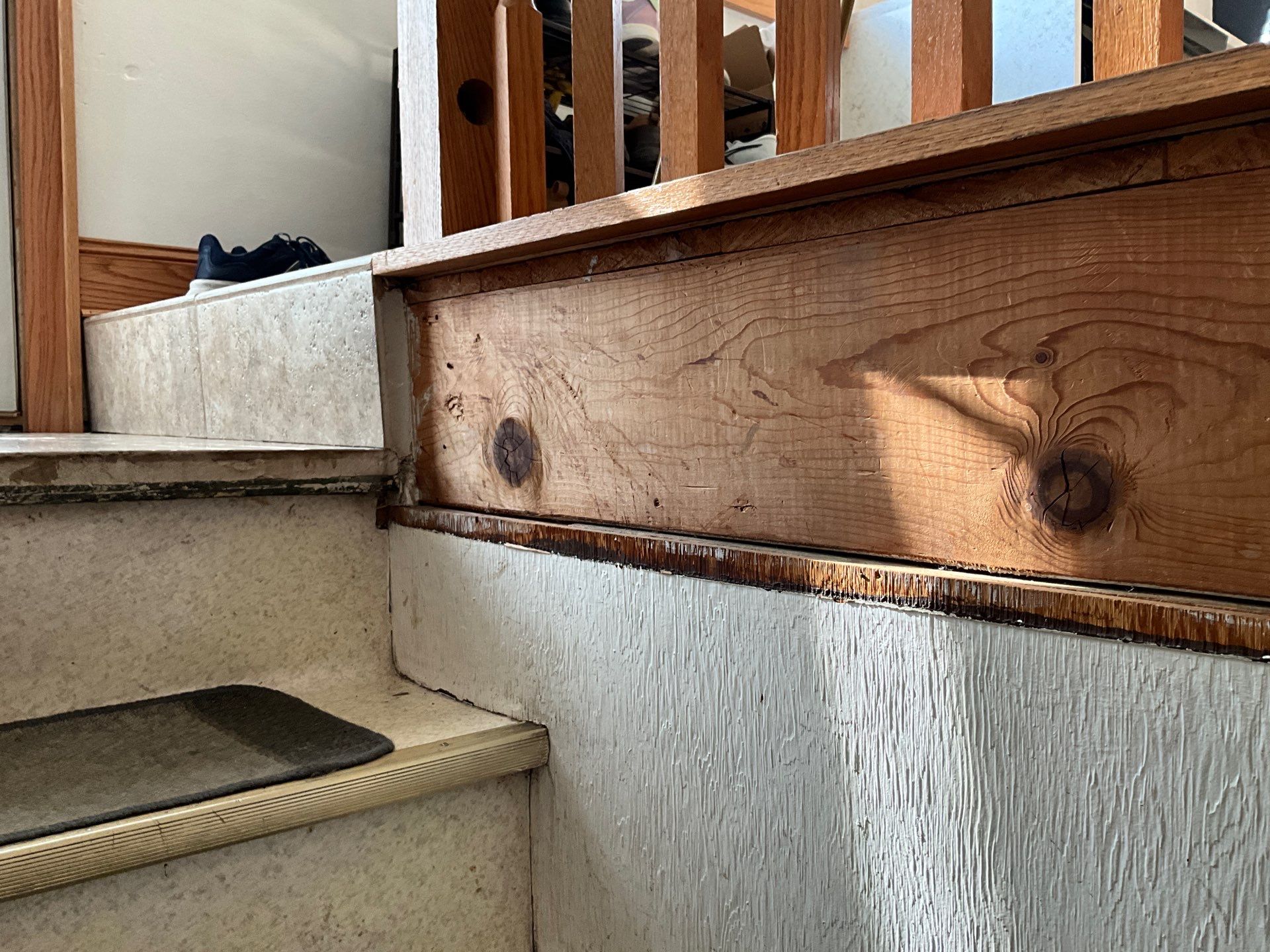 Interior Stair Wall Finishing by OCS Contracting Services