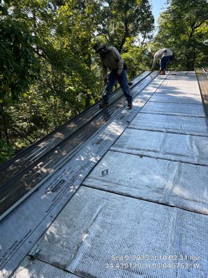 Standing Seam Metal Roof and Gutter Installation in Hot Springs