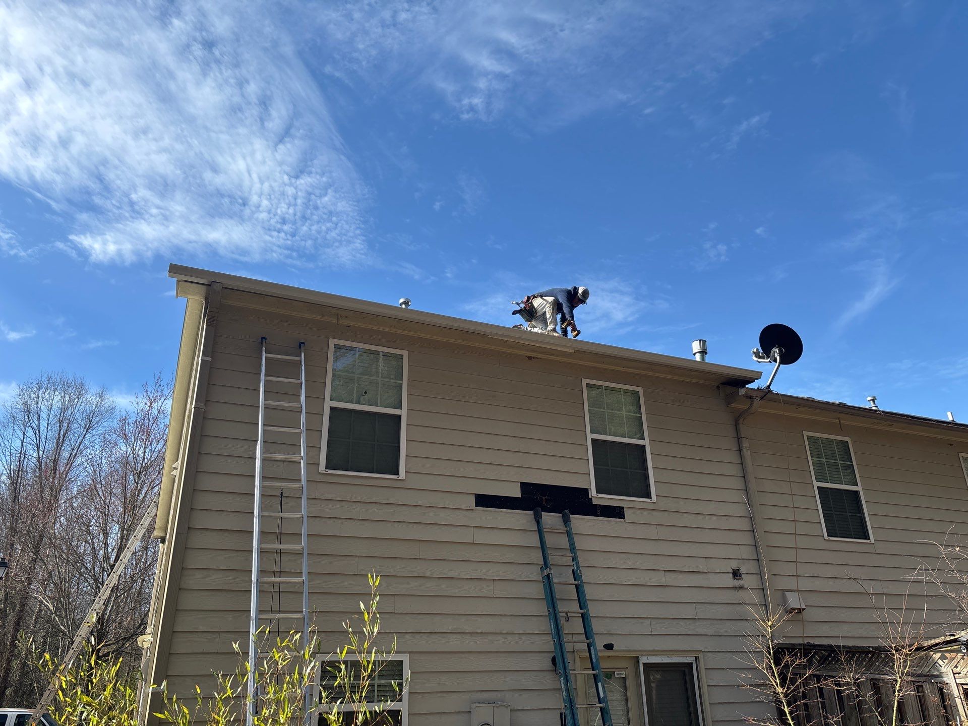 Roof replacement by Deerfield Roofing LLC