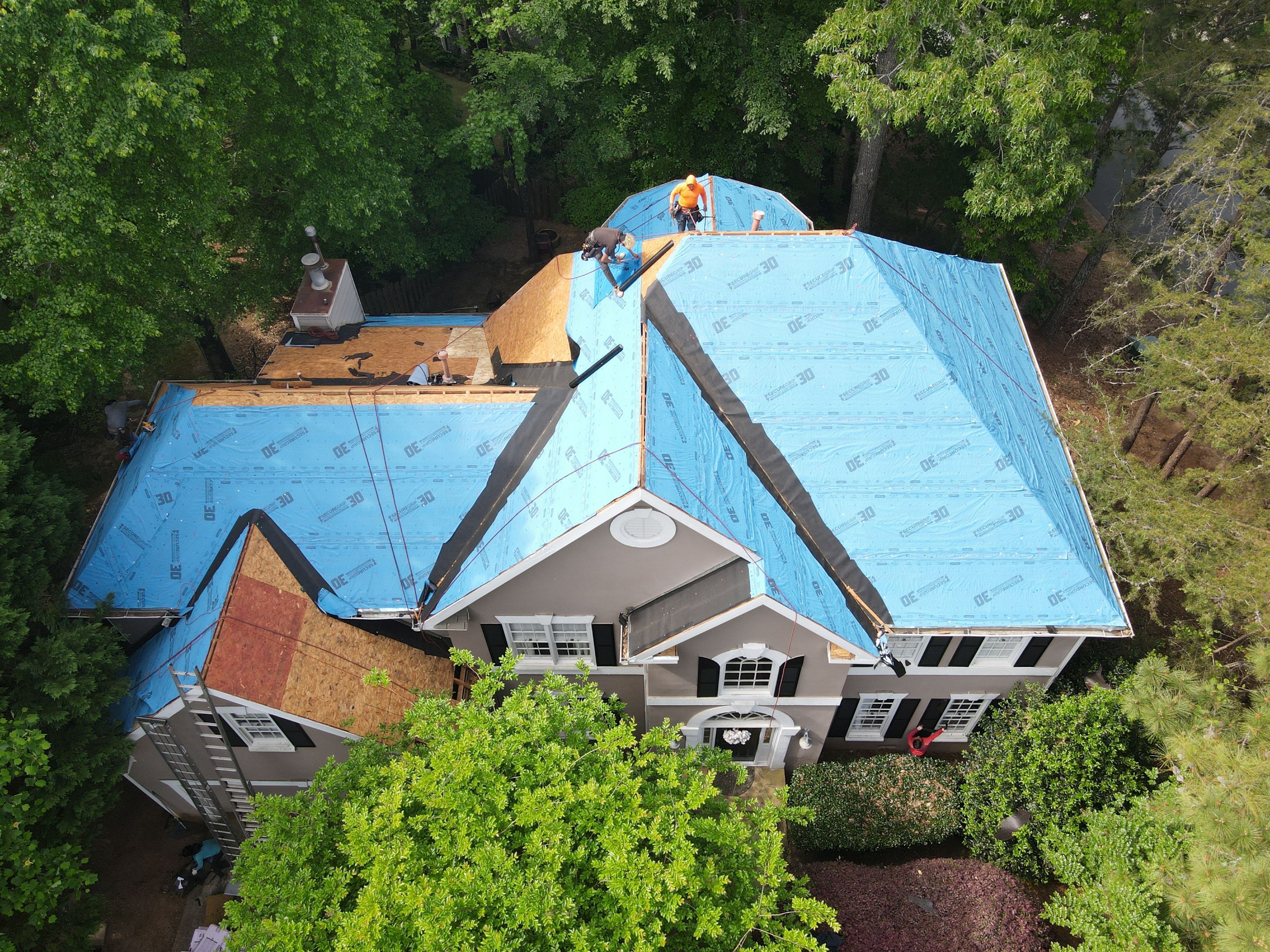 Residential Roofing Installation using Owens Corning by Inspector Roofing and Restoration