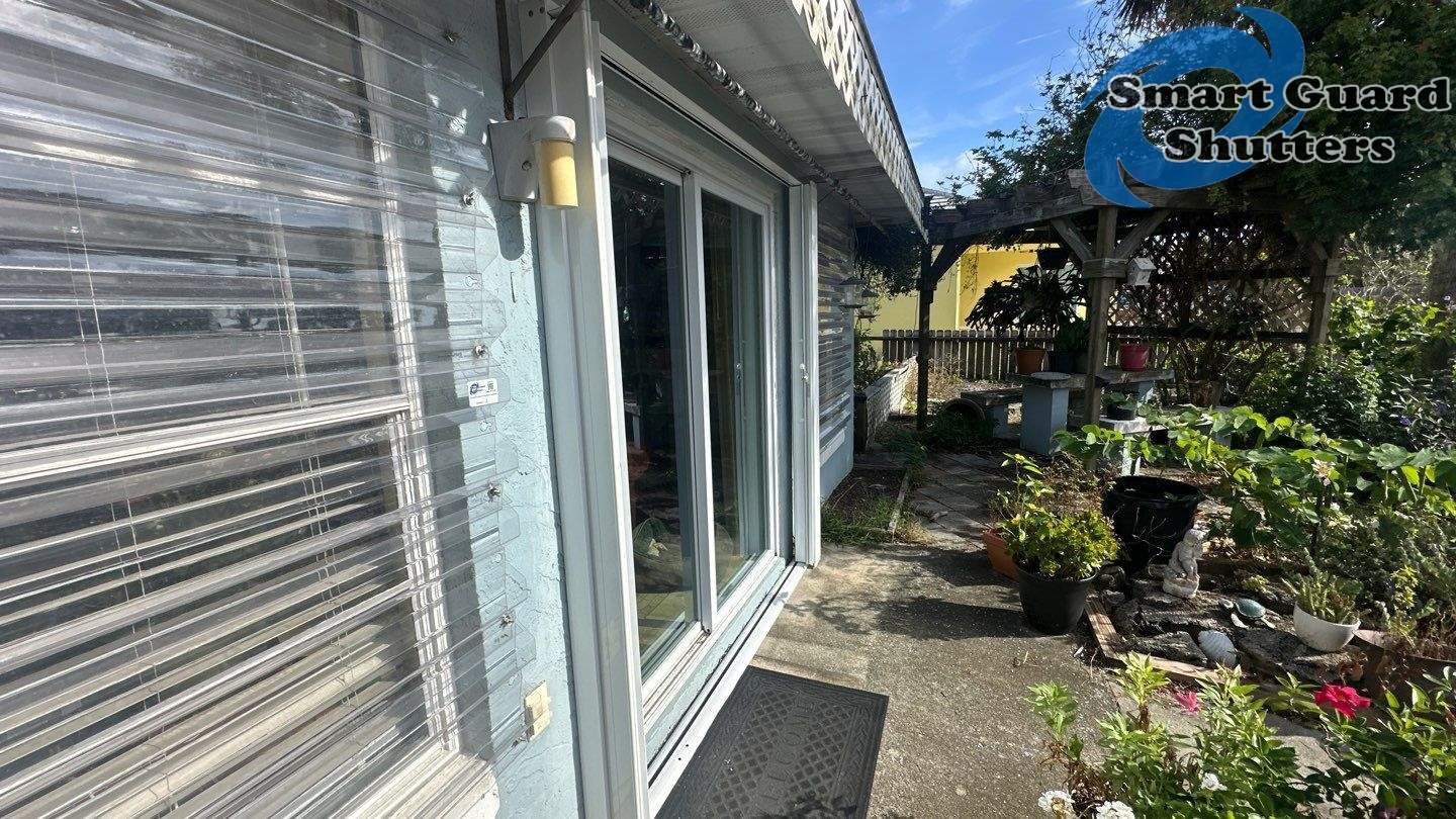 Hurricane Protection in White by Smart Guard Shutters