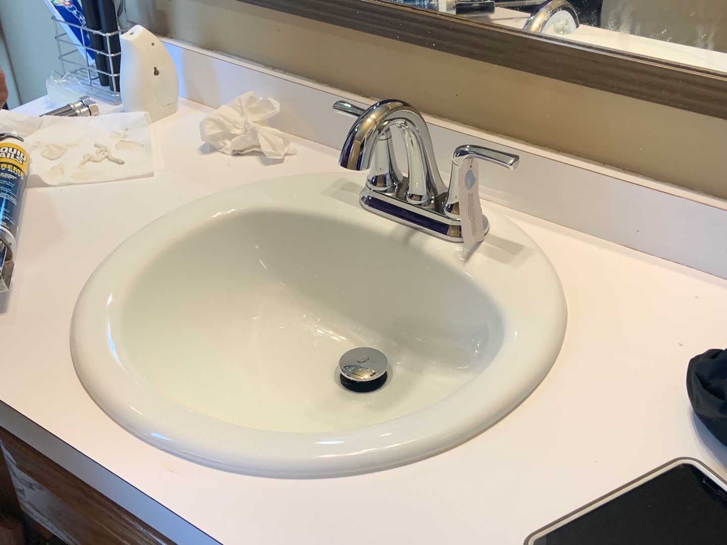 Bathroom Sink Install using Sink by A1 NERDY HOMES LLC