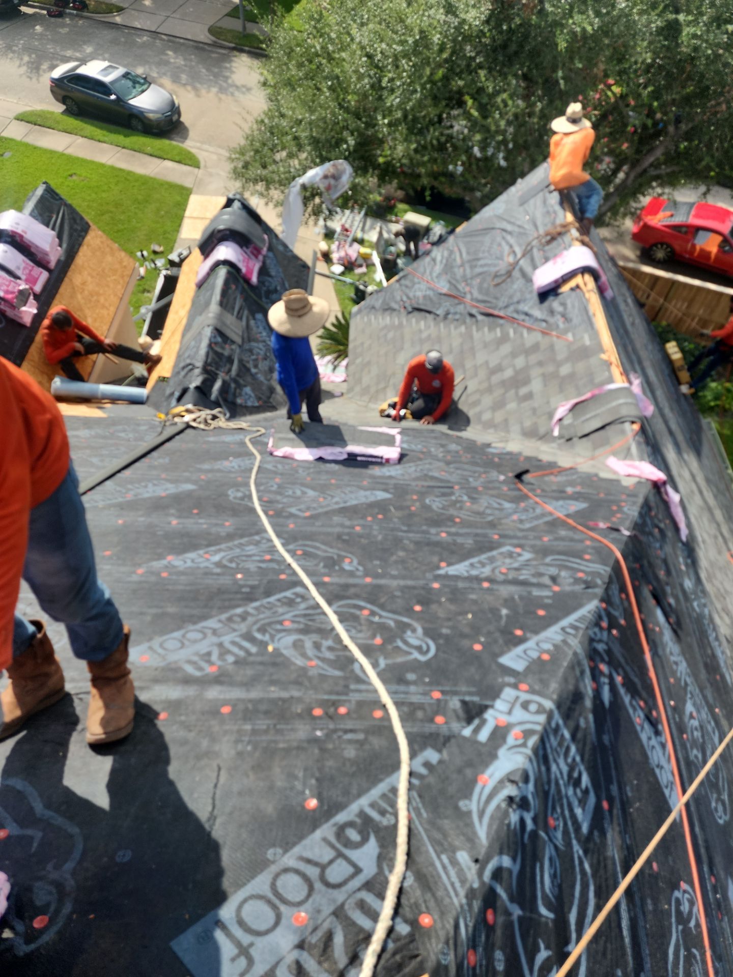 Residential Roofing Installation using Owen's Corning Duration (Lifetime) Shingles by Roof Repair Company