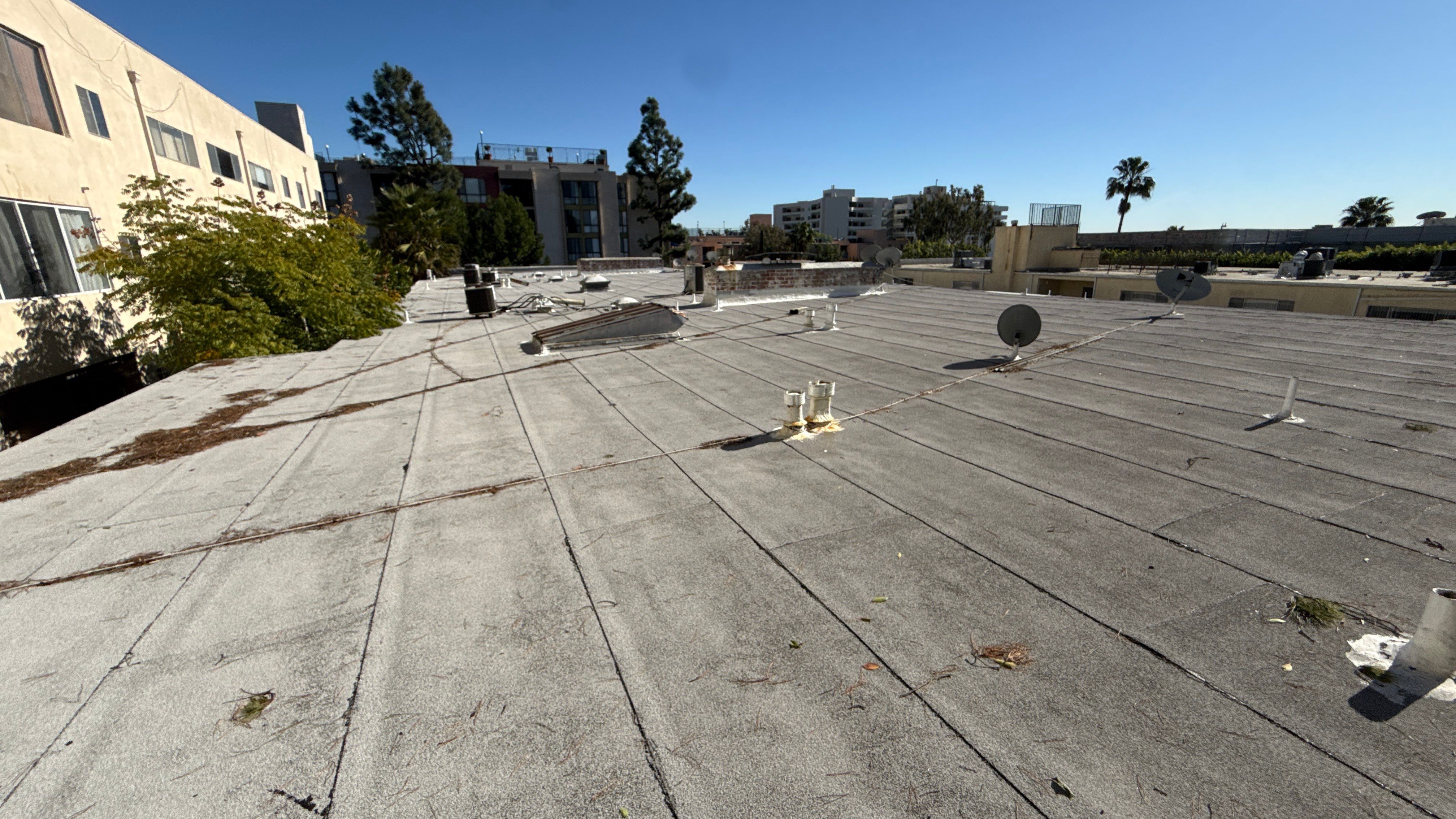 Silicone Coating- Apartment Building in West Hollywood by Hull Brothers Roofing