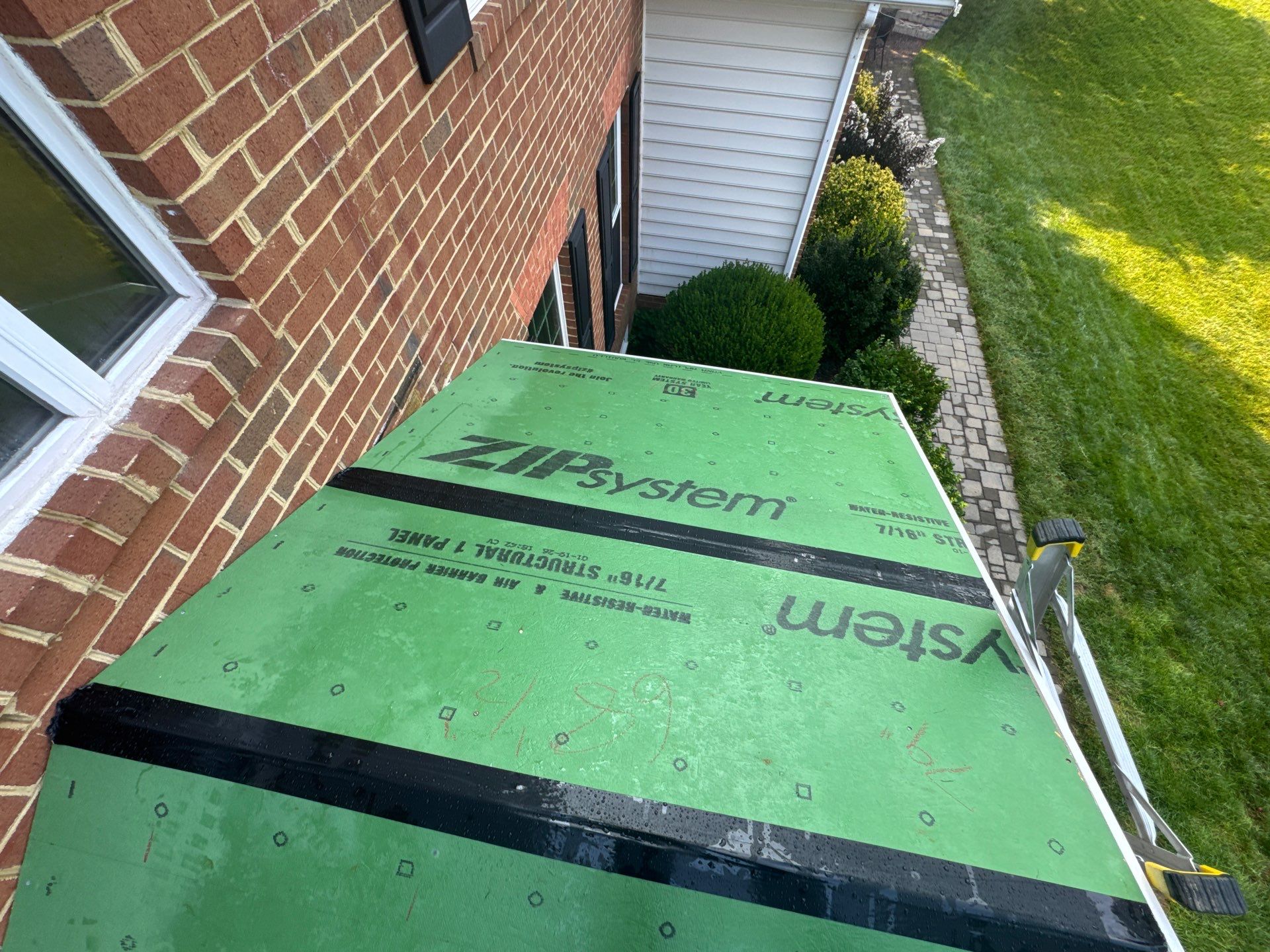 Standing Seam Metal Porch Roof Installation in Mechanicsville, VA by Cade Construction