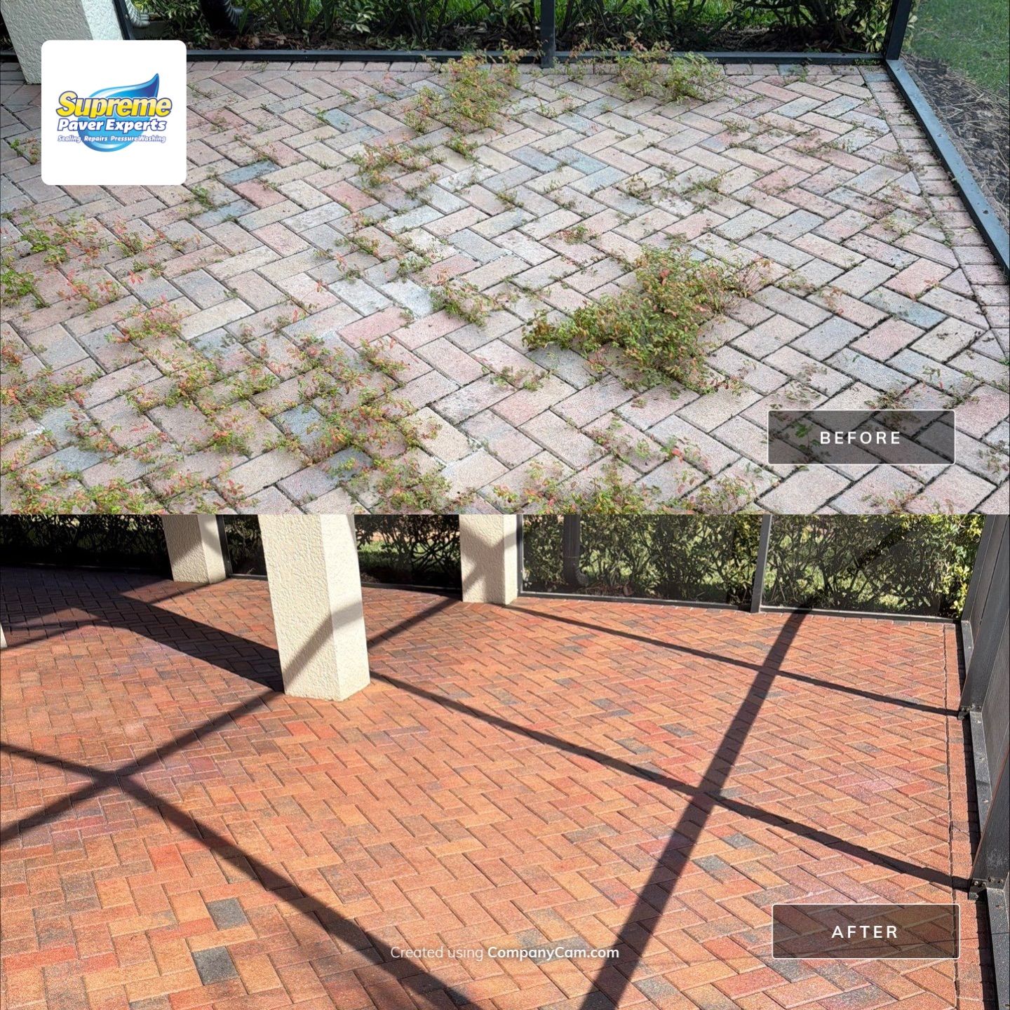 Professional Brick Paver Stripping and Sealing Service in Valencia Lakes Wimauma by Supreme Paver Experts