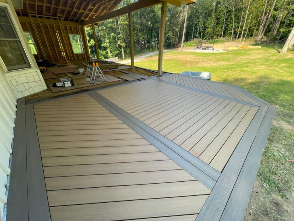 Composite Porch by Pillar and Pine