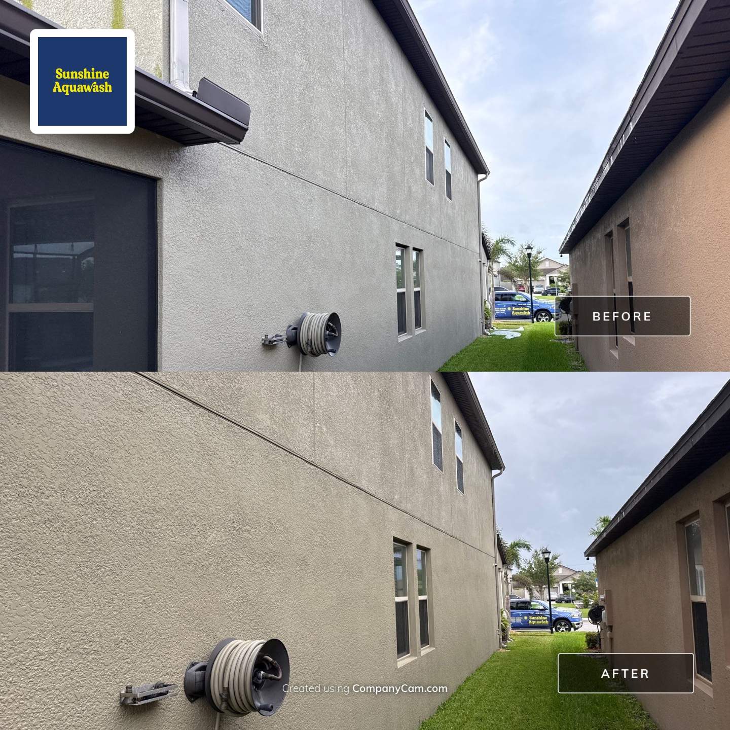 2-Story Asphalt Shingle Roof Cleaning & House Wash – Cypress Mill, Sun City Center, FL by Sunshine AquaWash