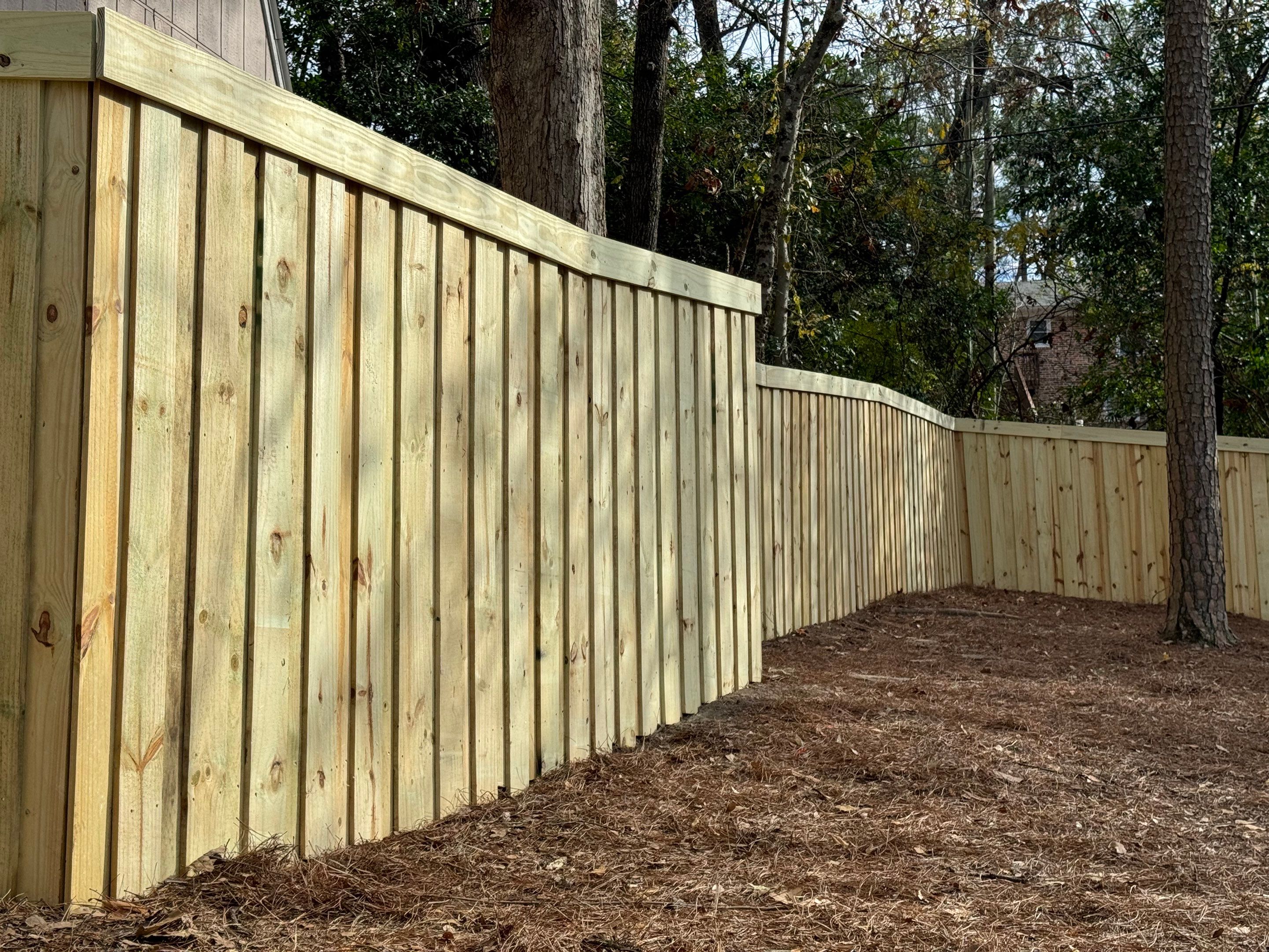 Crestline - Board on Board Fence by Pillar and Pine