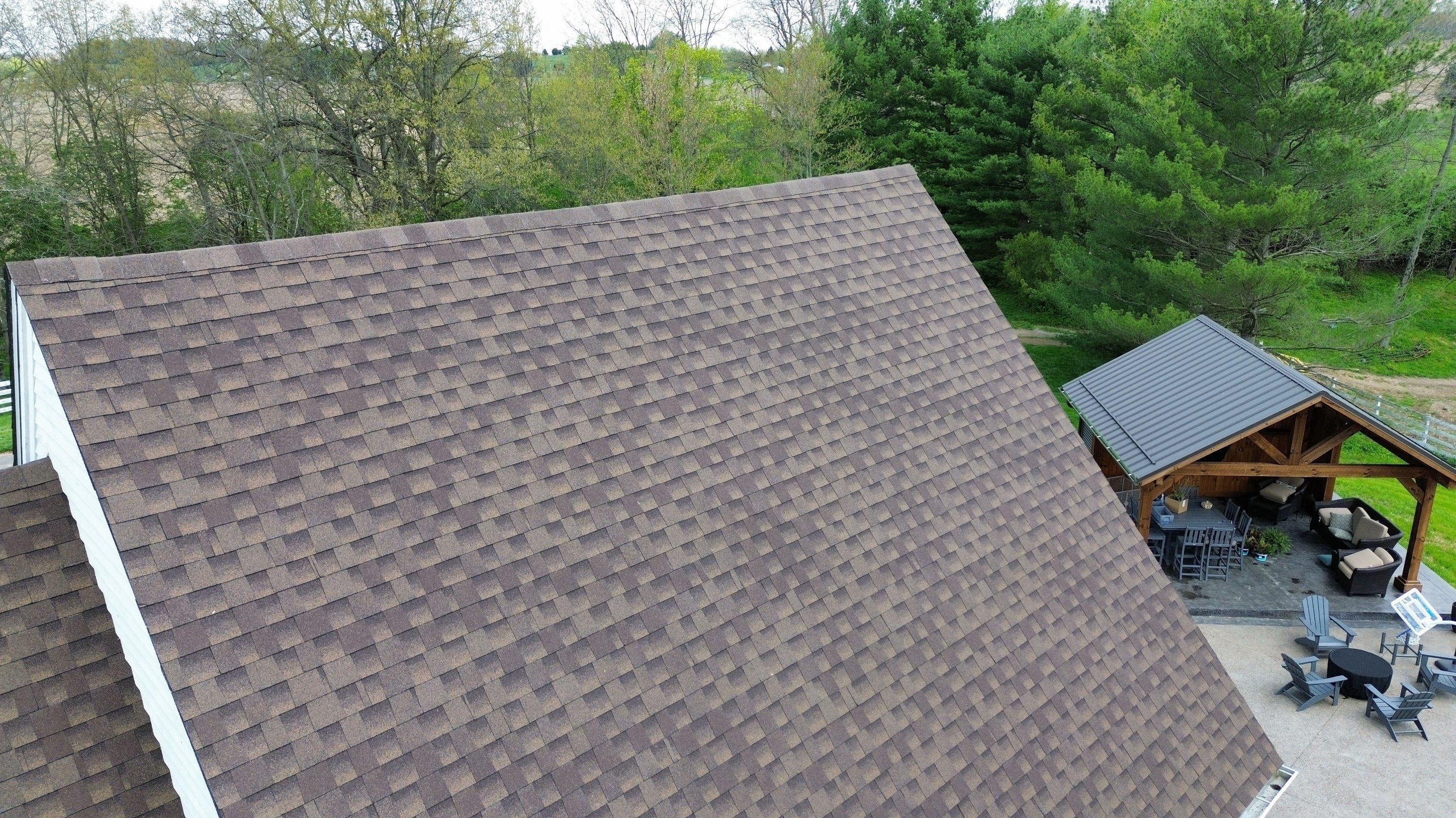 Residential Roofing Installation using Timberline HDZ Shingles - Barkwood by RoofX 