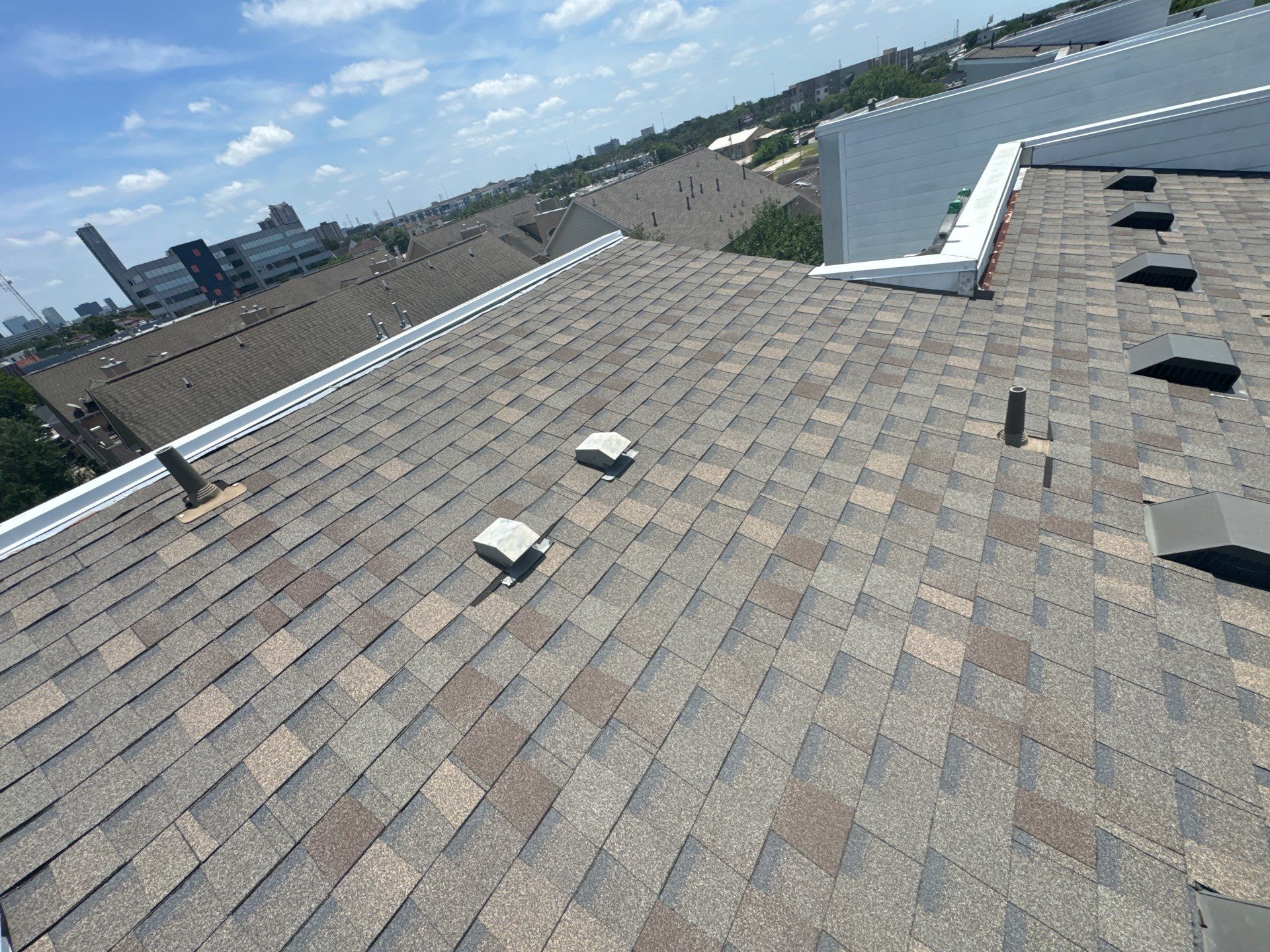 Project in Houston, TX by Associates Roofing Unlimited