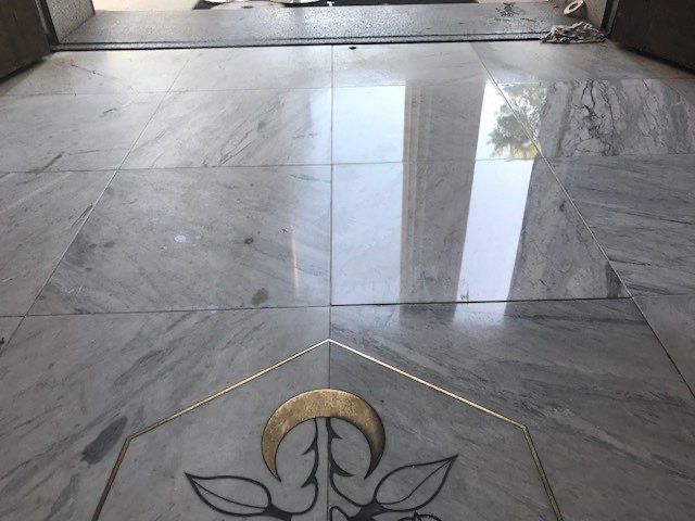 Marble Restoration for the Cathedral Basilica of the Immaculate Conception by Cornerstone Hard Surface Restoration 