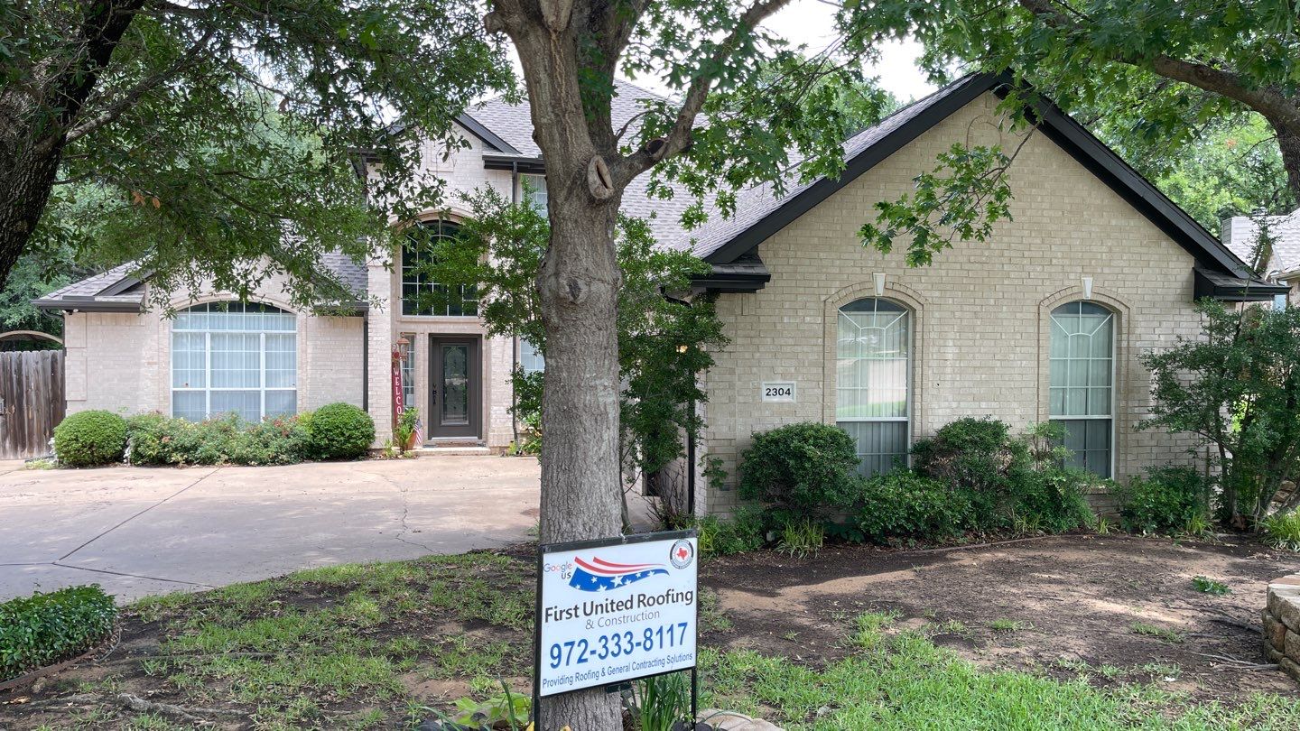 Full Exterior Remodel (Roofing, painting, Gutters) & Interior Damage Repair & Painting by First United Roofing & Construction