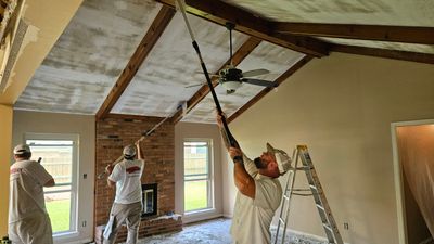 Phillip Popcorn Removal & Repaint