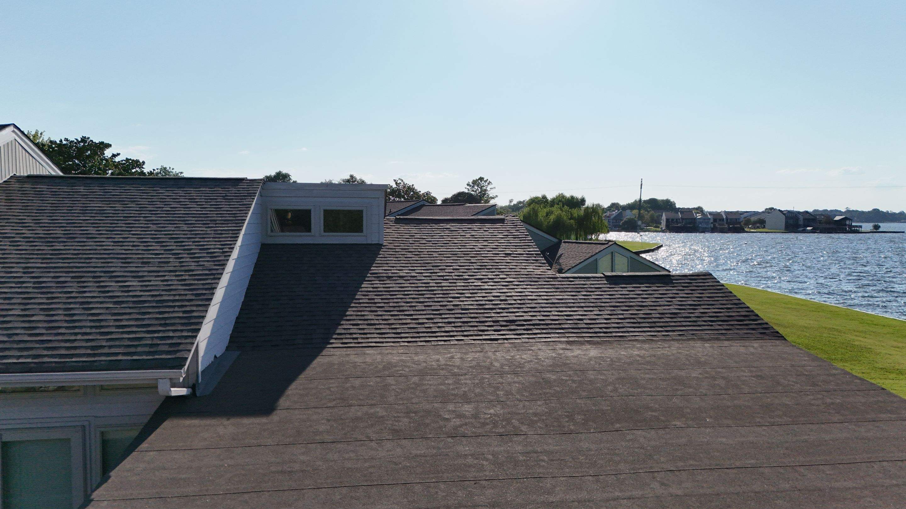 Waterfront Roof Replacement on Lake Conroe — Montgomery, TX by PL Roofing & SB Roofing, LLC.